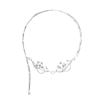 Serene Lilyveil Necklace (2 Clusters)
