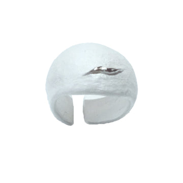 Water Leaf Hoop Ring