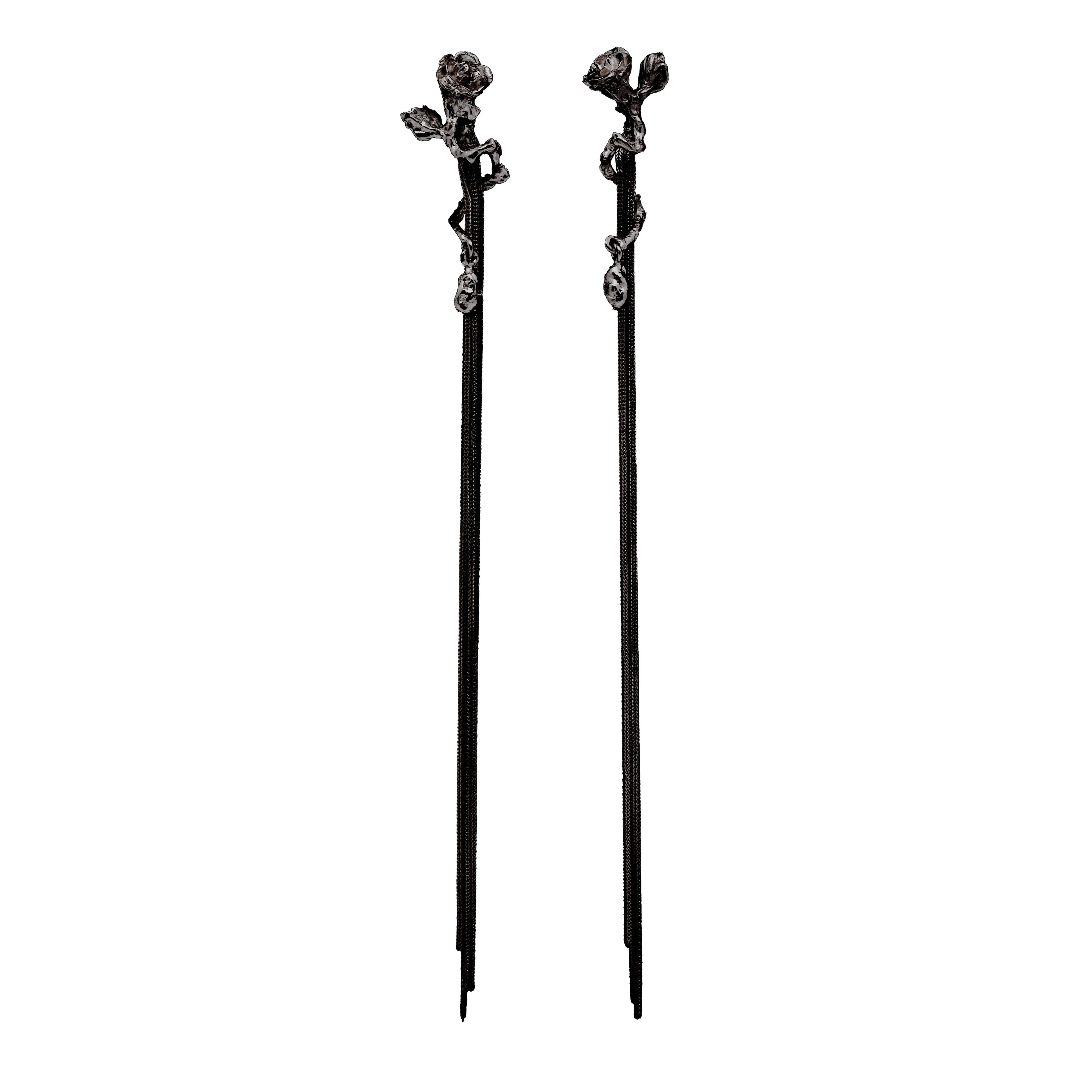 Rose Branch Earrings