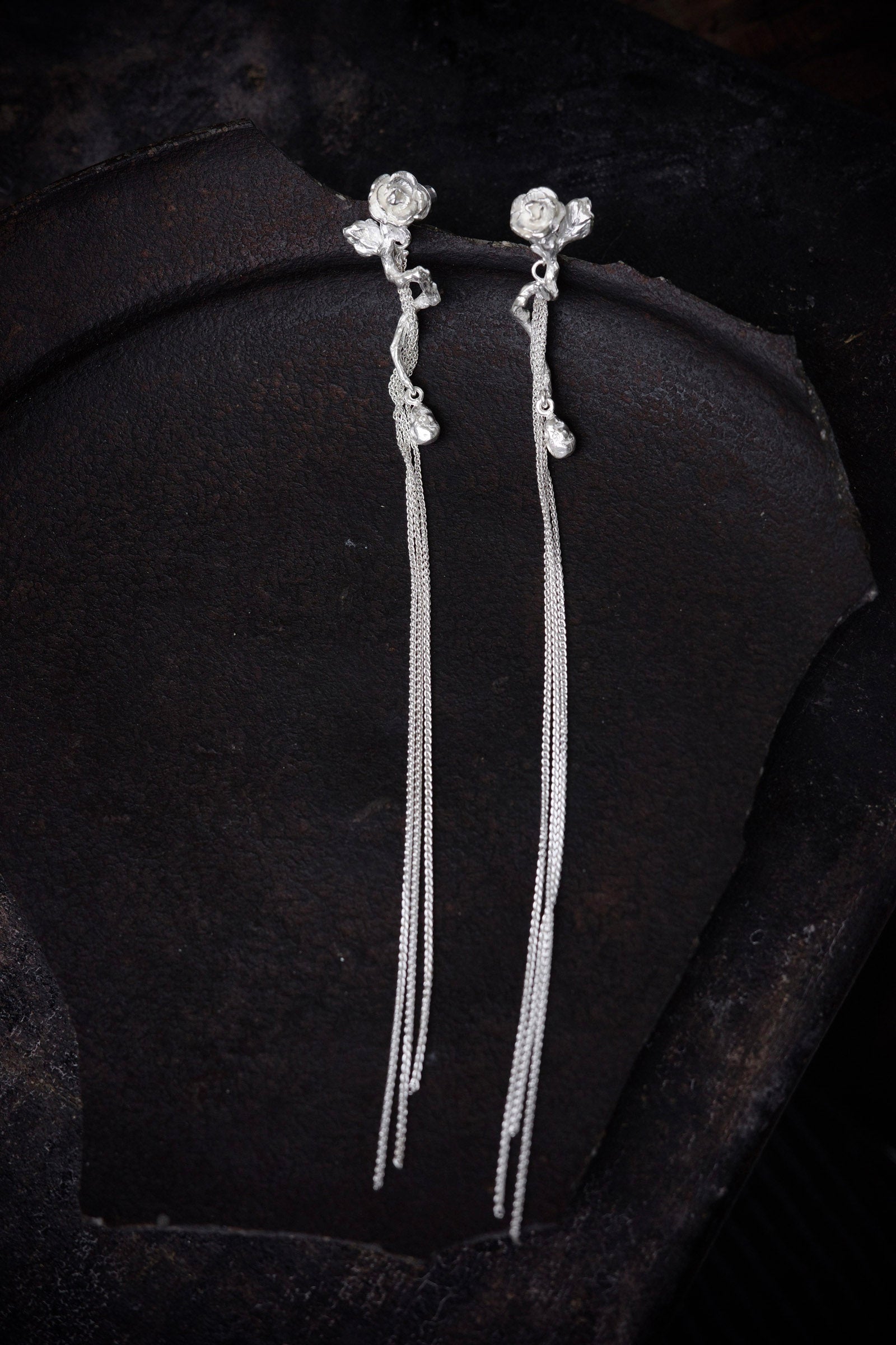 Rose Branch Earrings