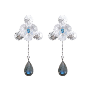 Iris Sapphire Earrings