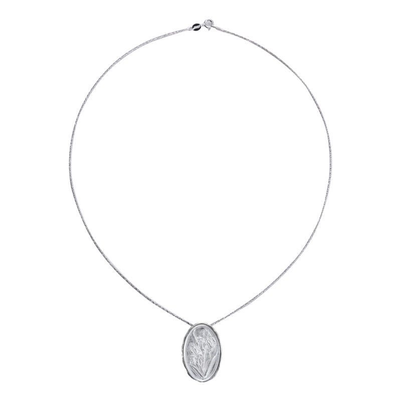 Iris Silver Coin Necklace