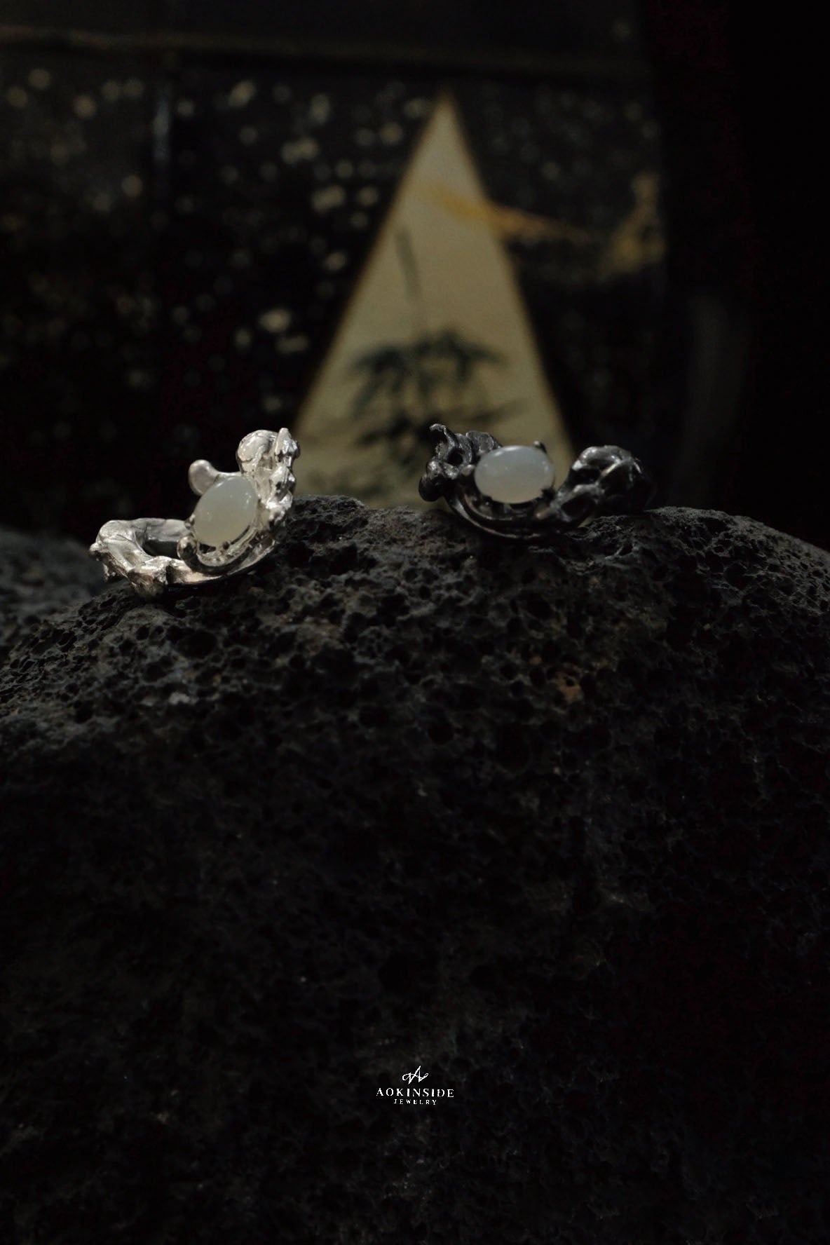 Hetian Jade Swirl Ring