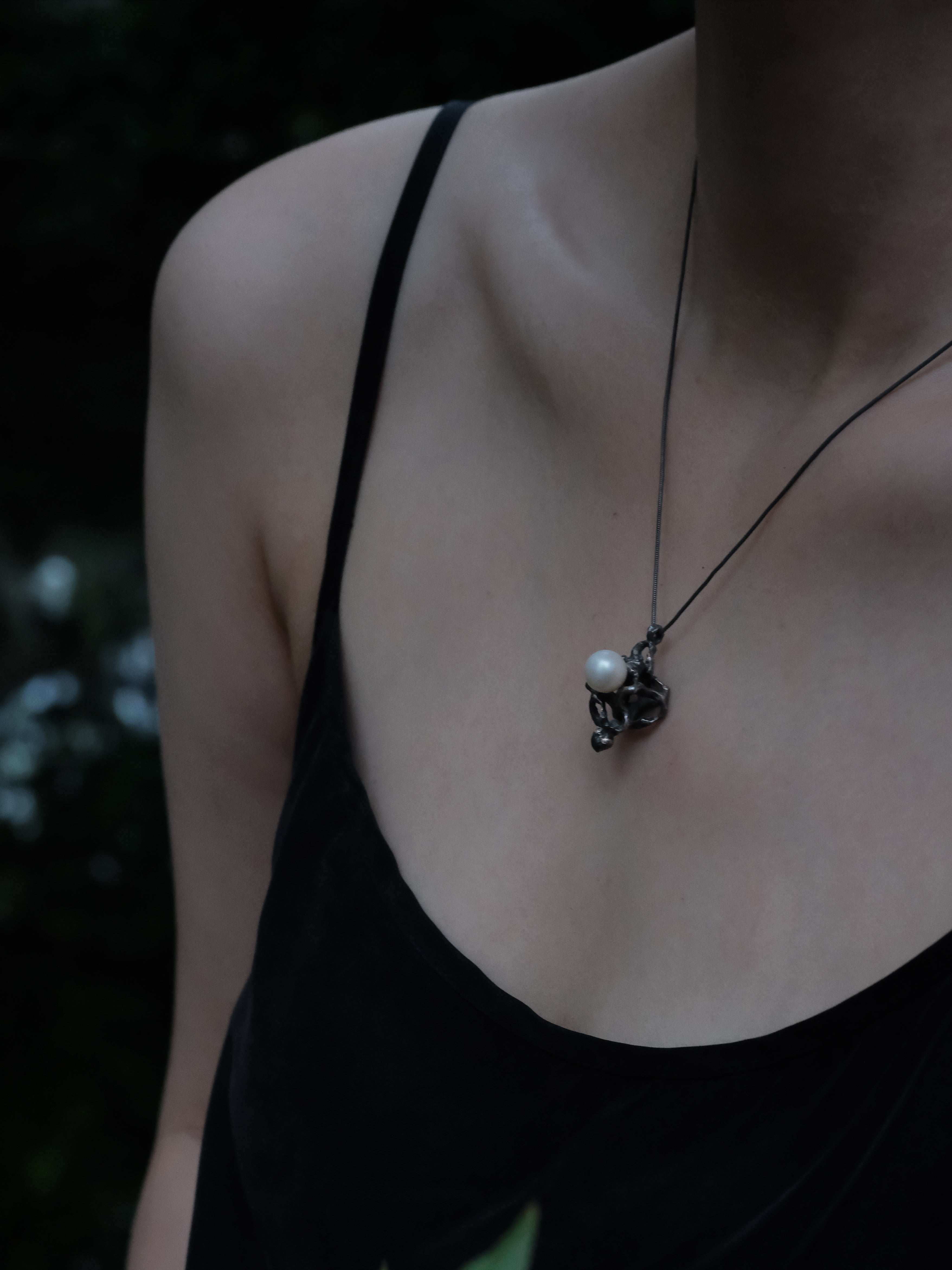 Stream Pearl Necklace