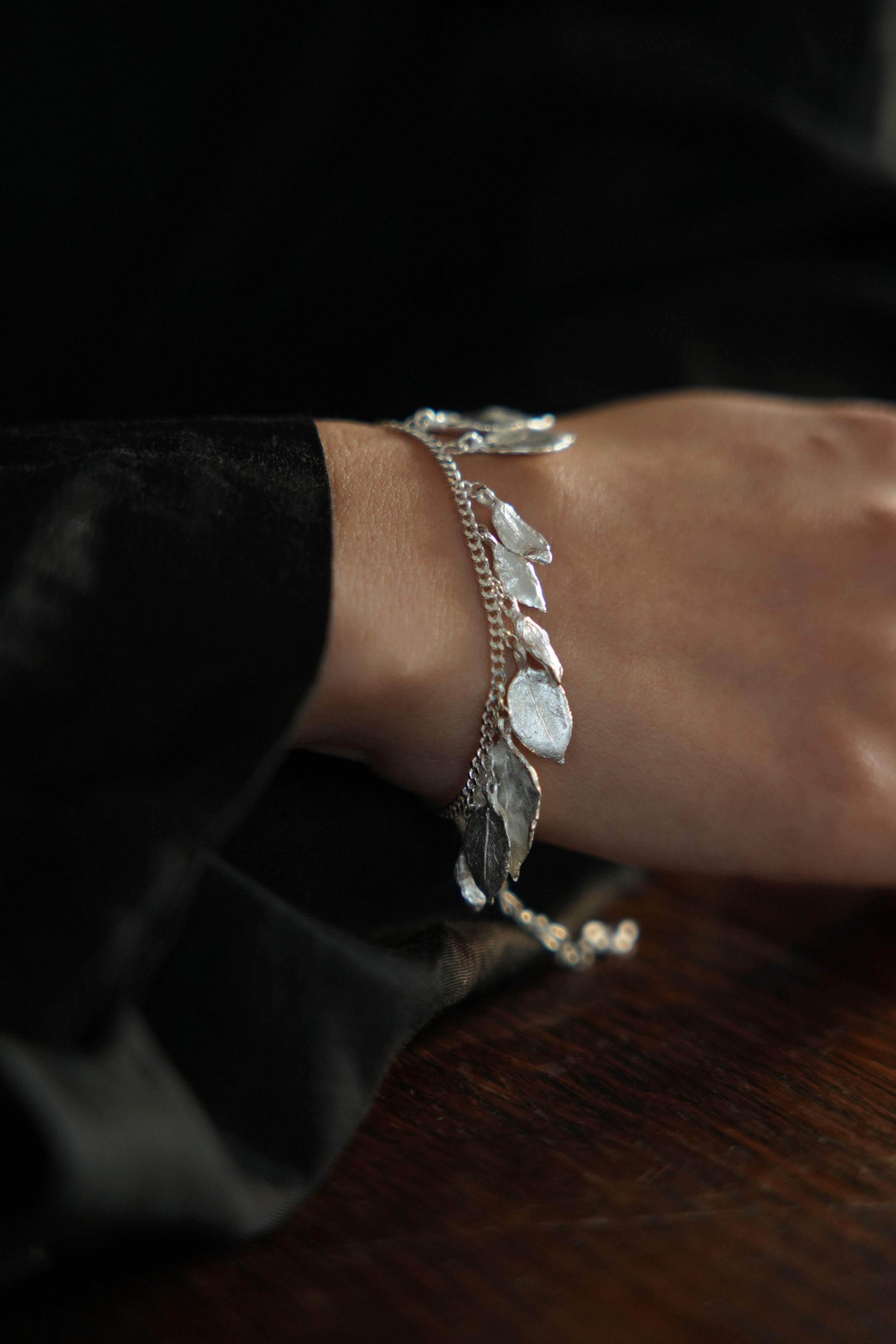 Rock Leaf Bracelet