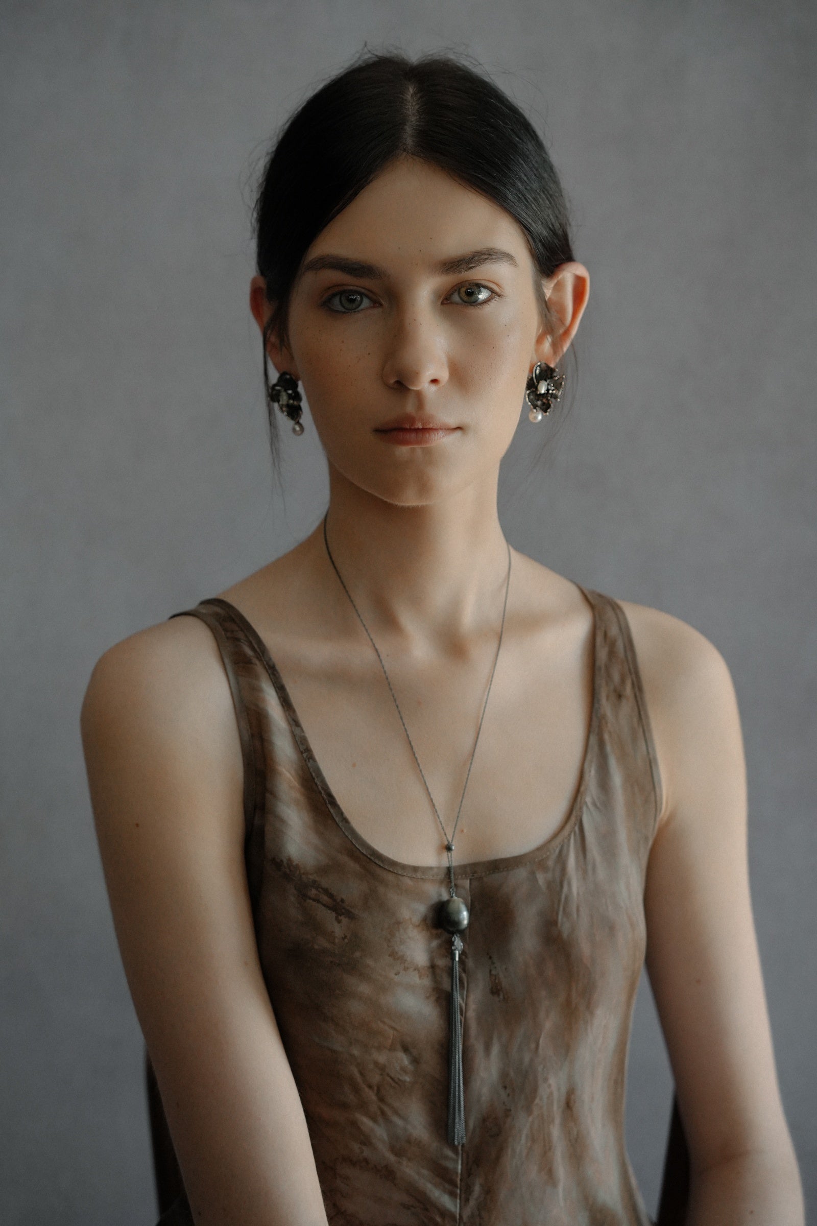 Stone Flower Spirit Earrings