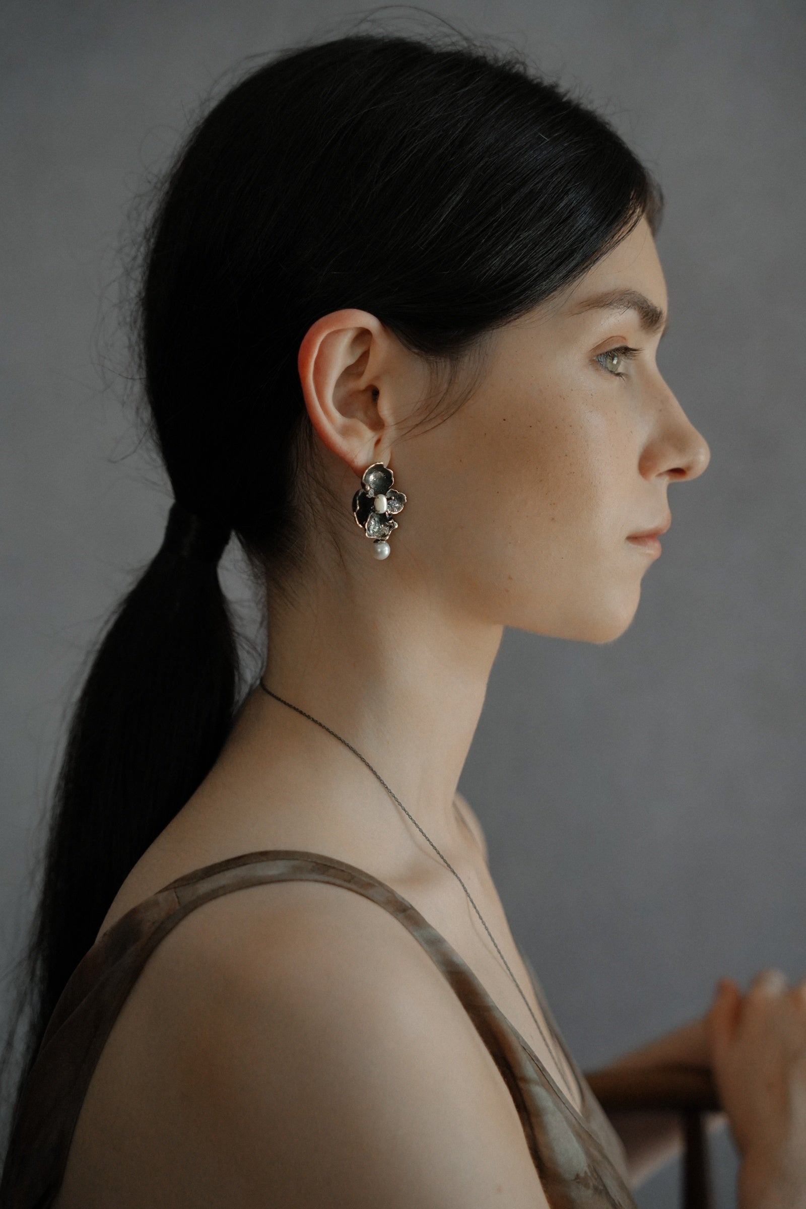 Stone Flower Spirit Earrings