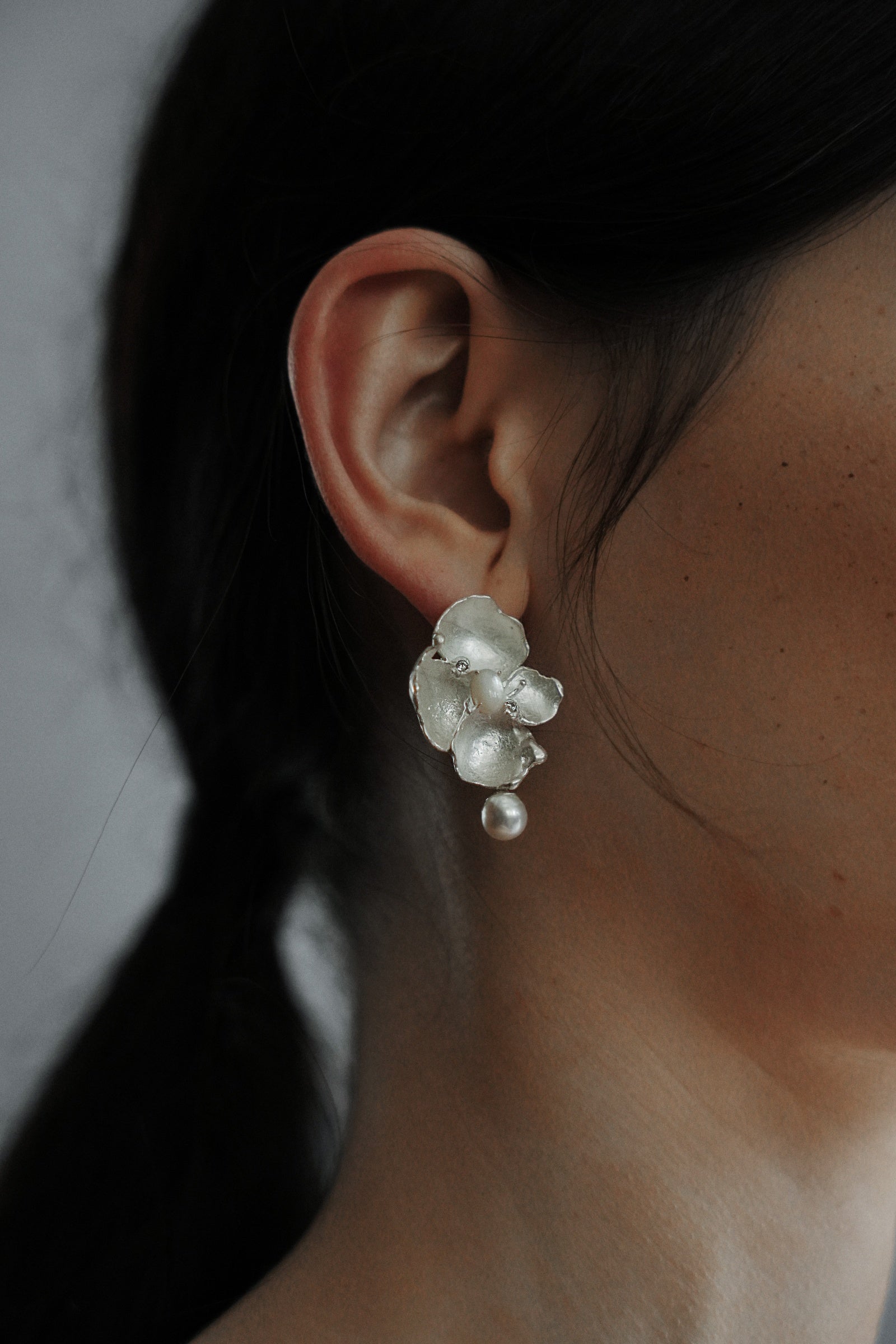 Stone Flower Spirit Earrings