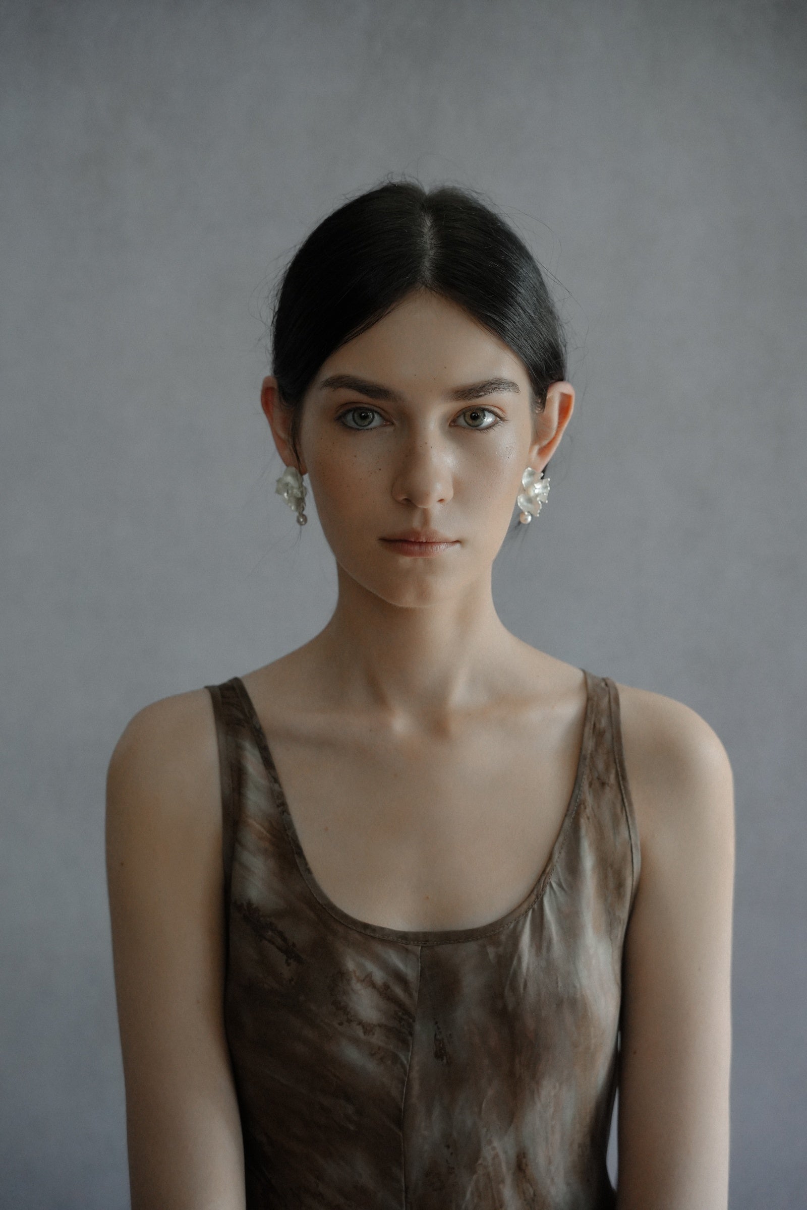 Stone Flower Spirit Earrings