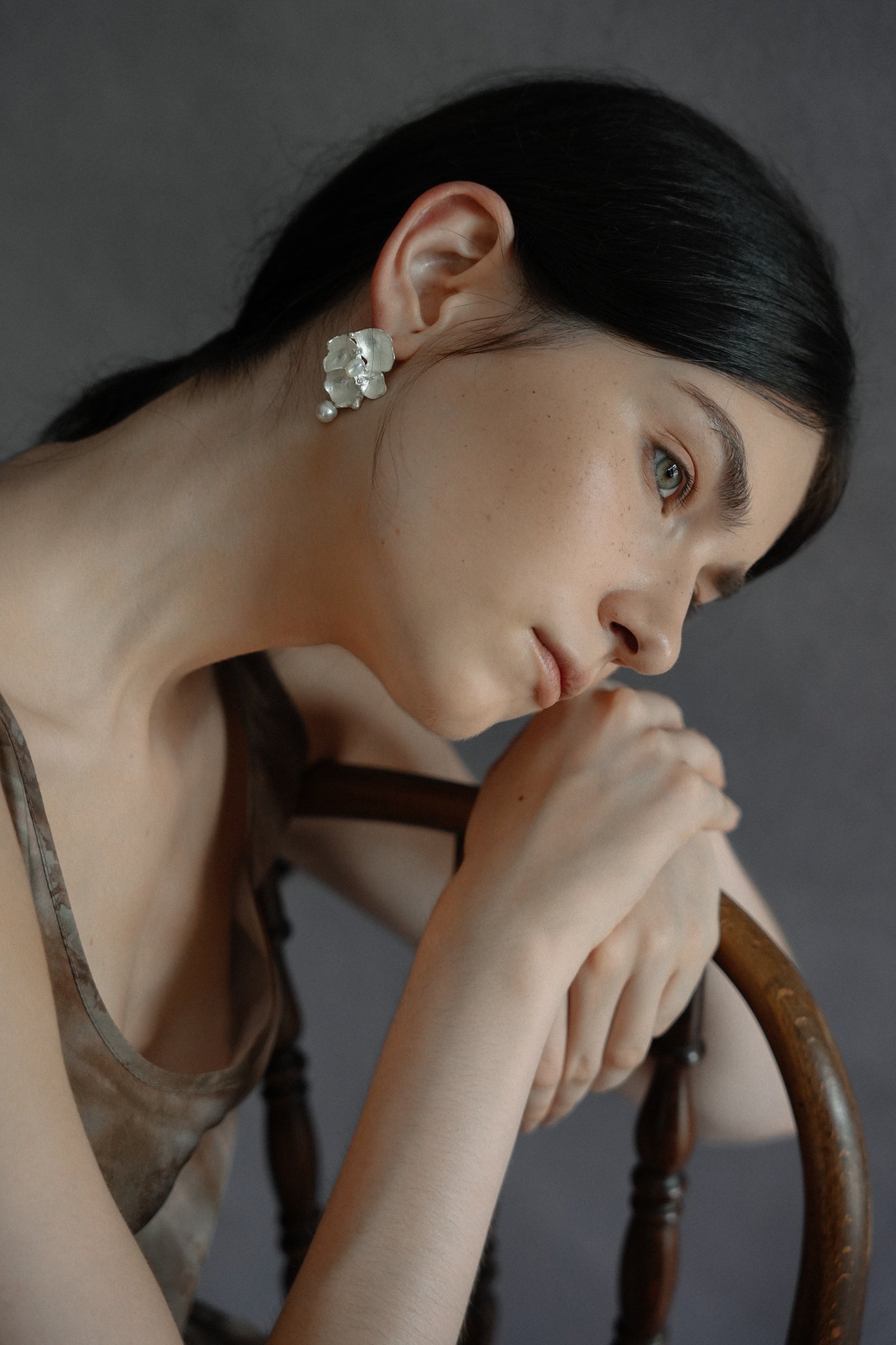 Stone Flower Spirit Earrings