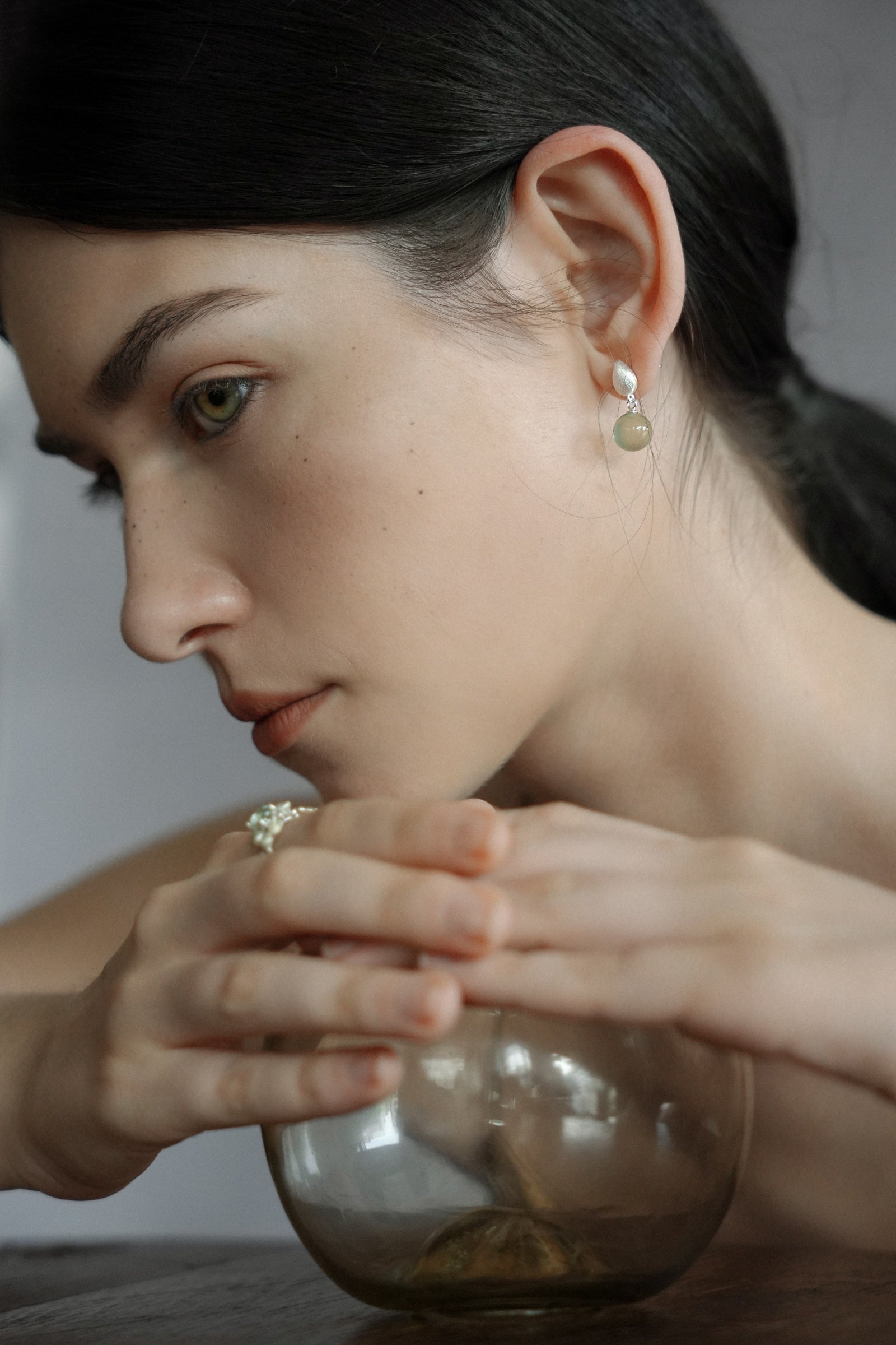 Clear Dew Earrings