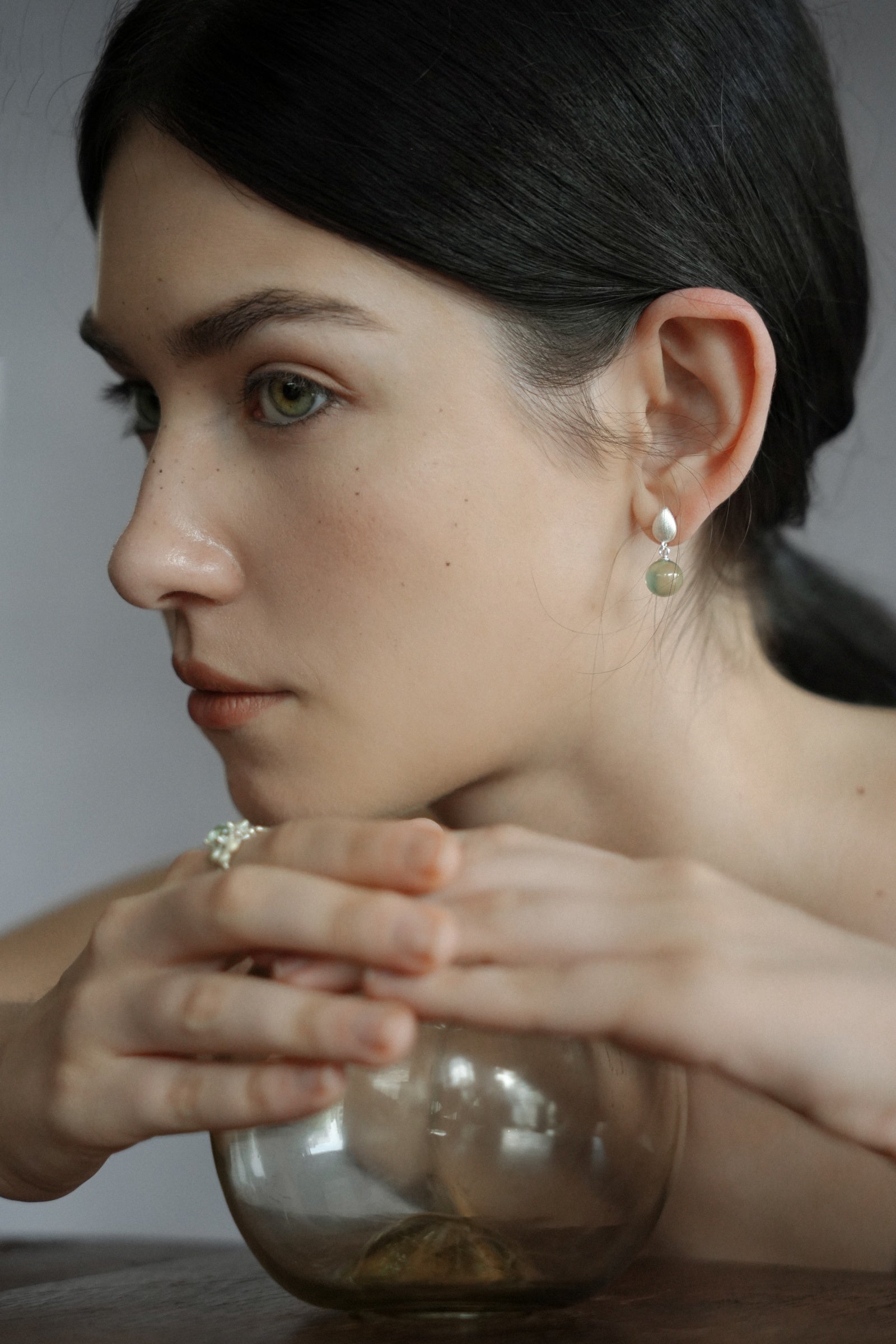 Clear Dew Earrings