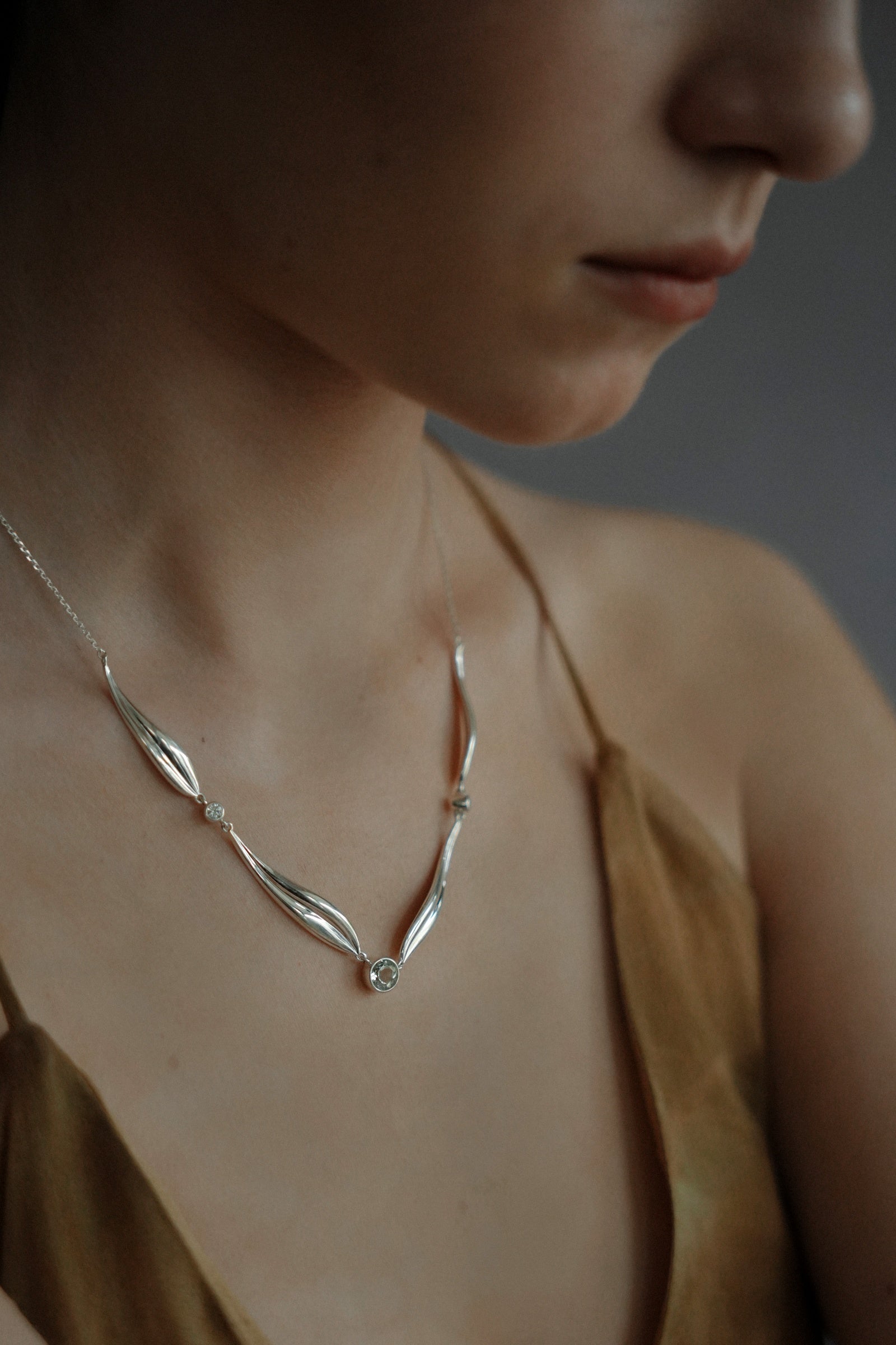 Wind Leaf Necklace