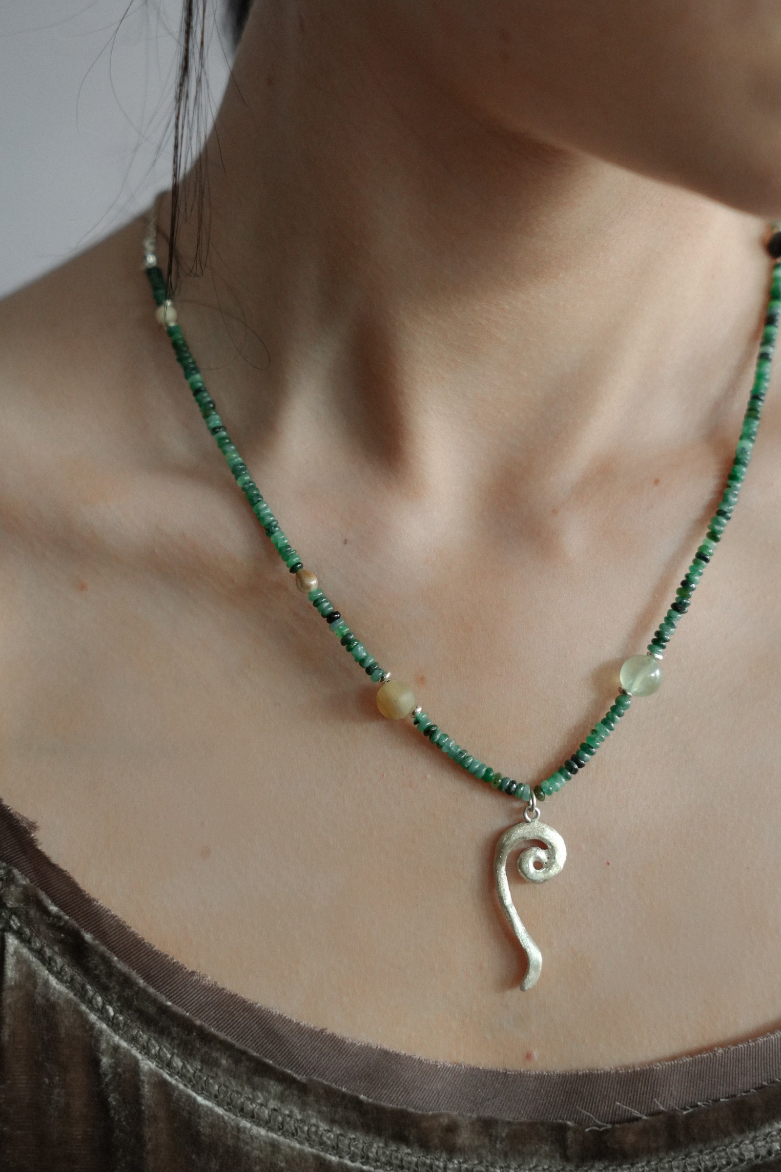 Green Vine Necklace