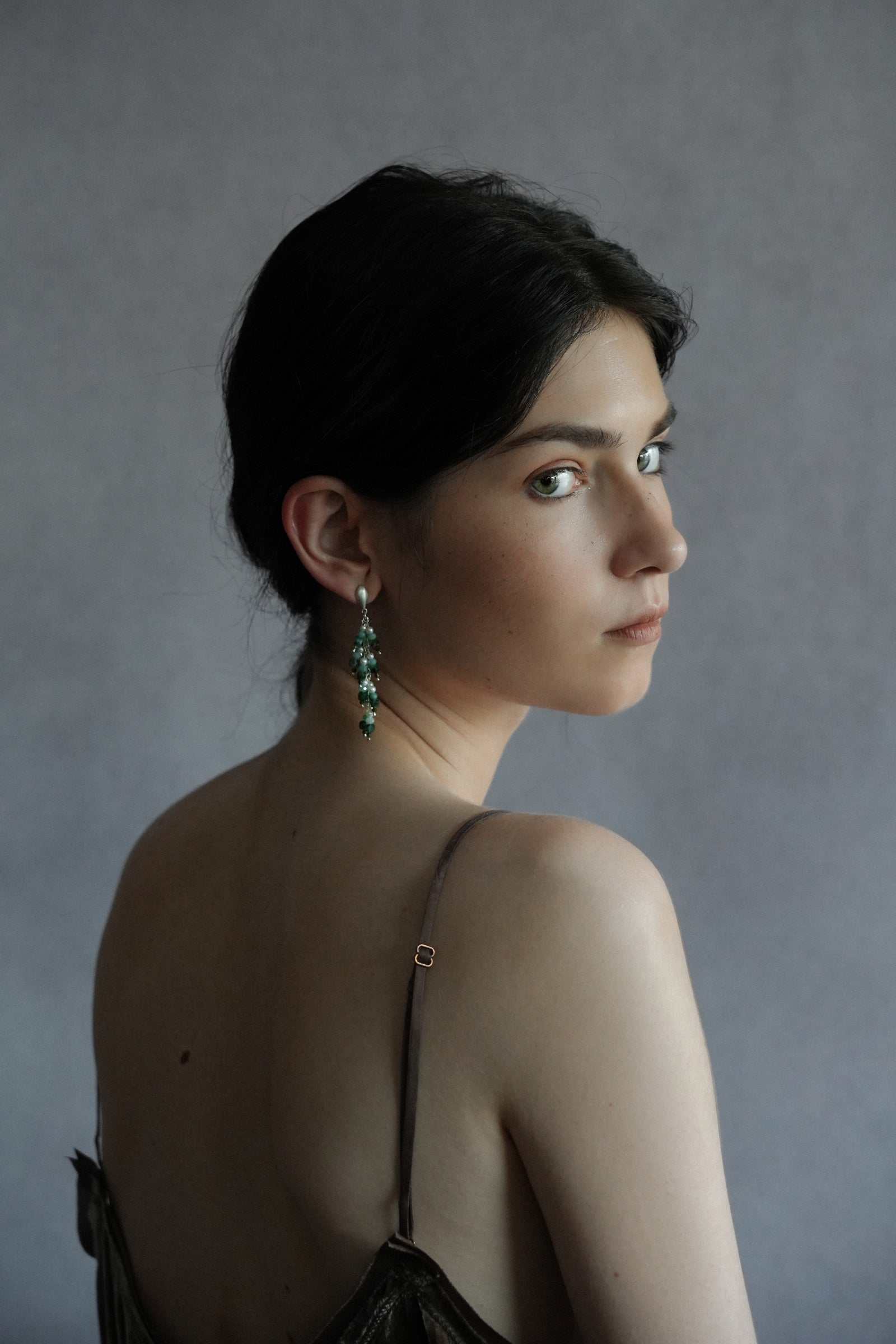 Green Berry Earrings