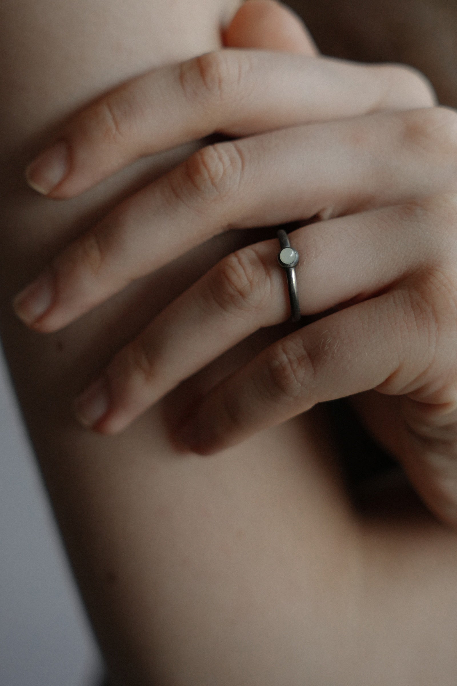Clear Jade Ring