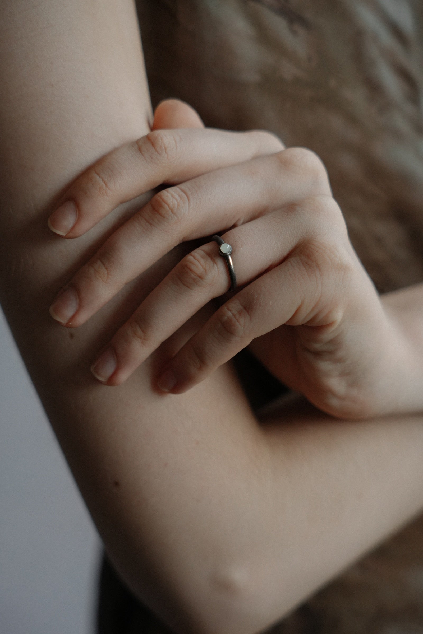 Clear Jade Ring