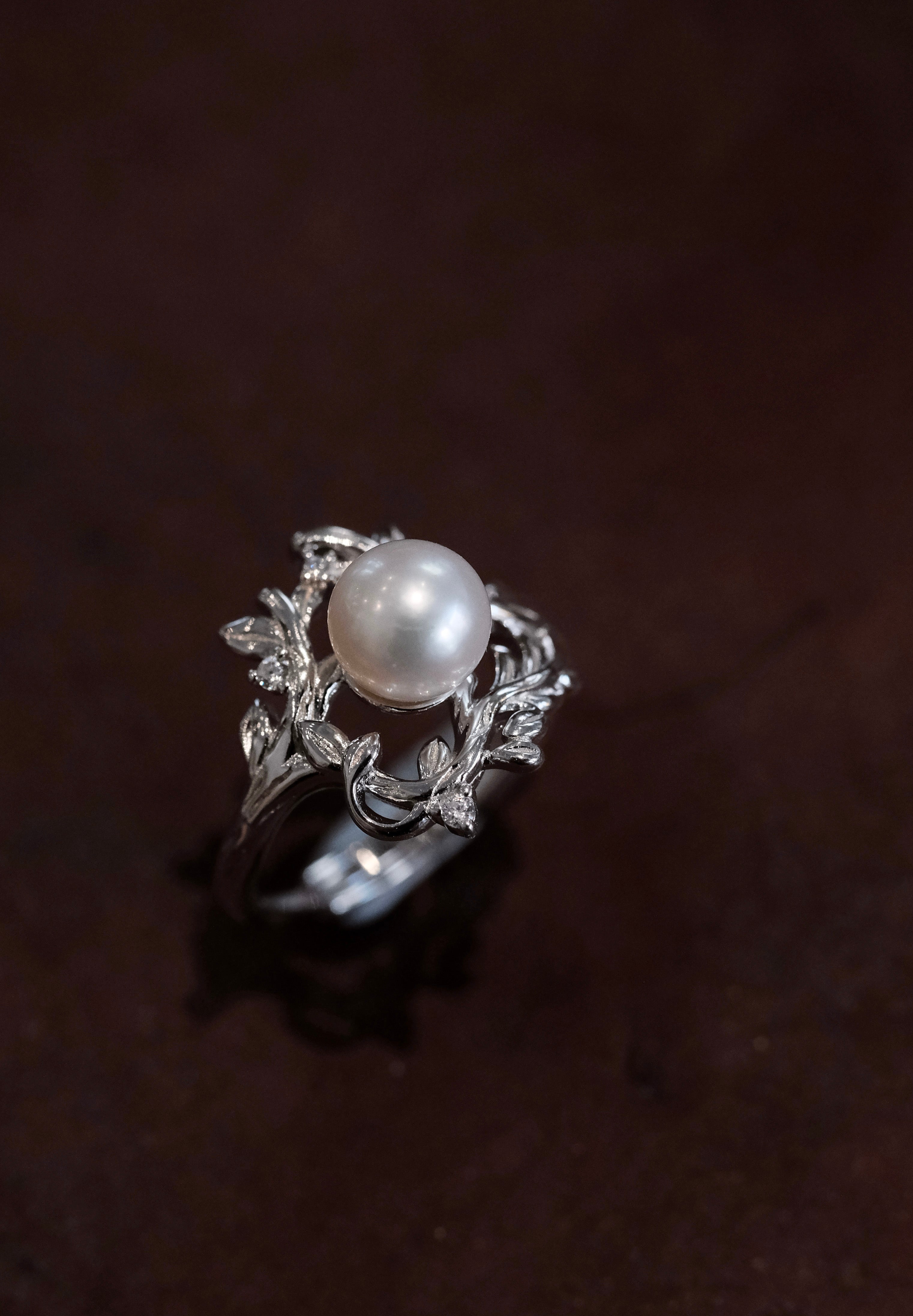 Vine Pearl Ring
