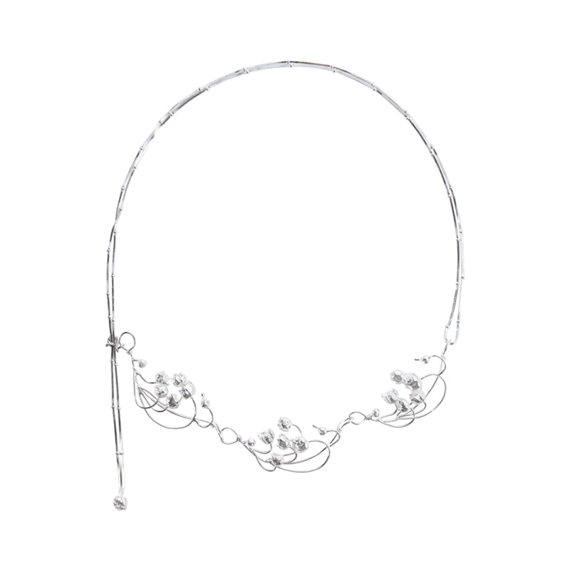 Serene Lilyveil Necklace (3 Clusters)