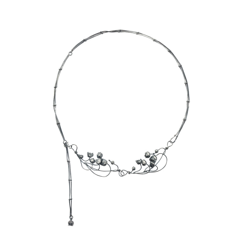 Serene Lilyveil Necklace (2 Clusters)