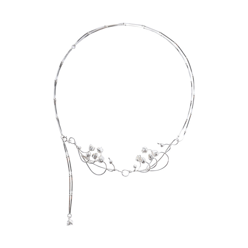 Serene Lilyveil Necklace (2 Clusters)