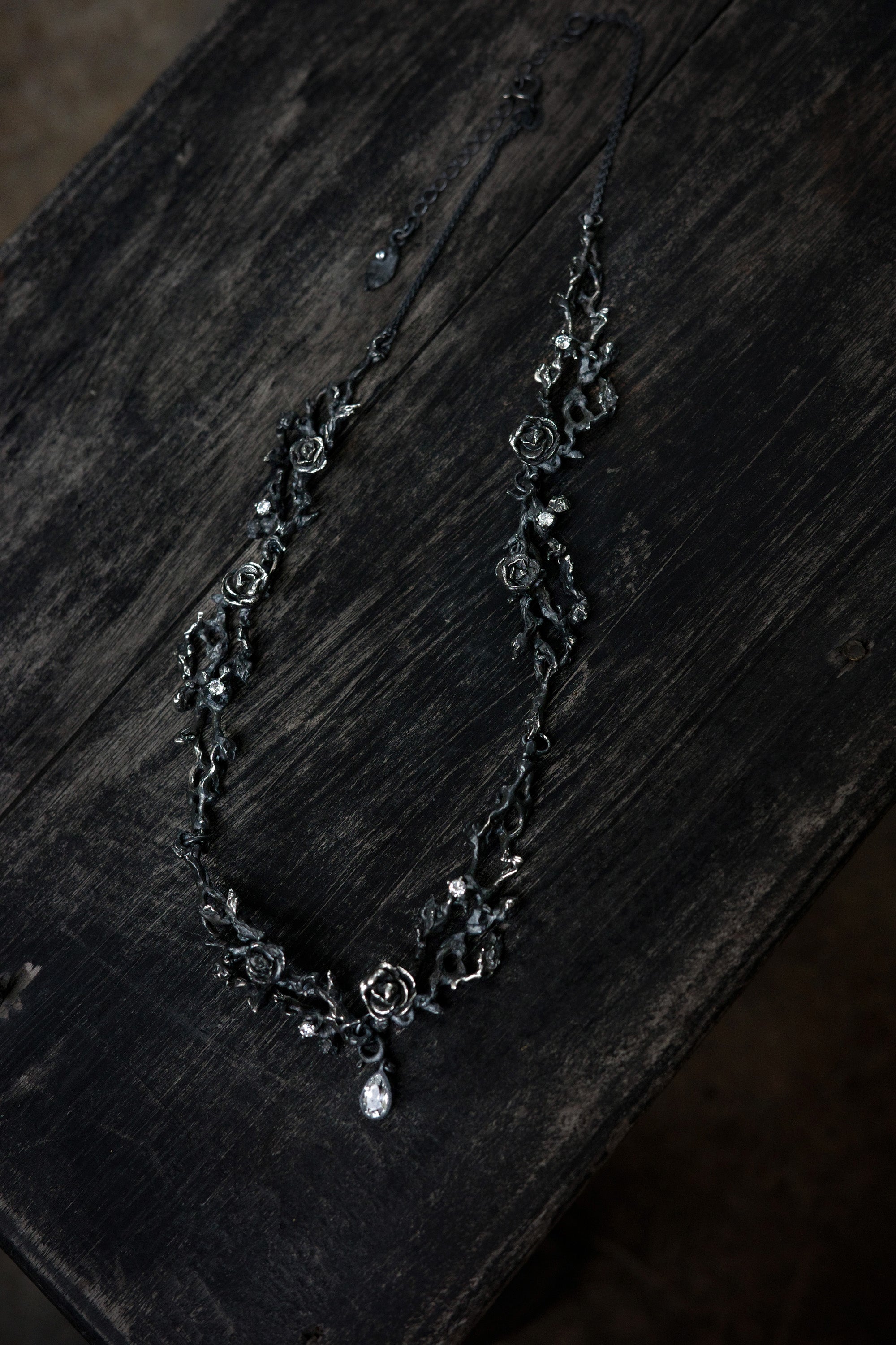 Rose Branch Cluster Necklace