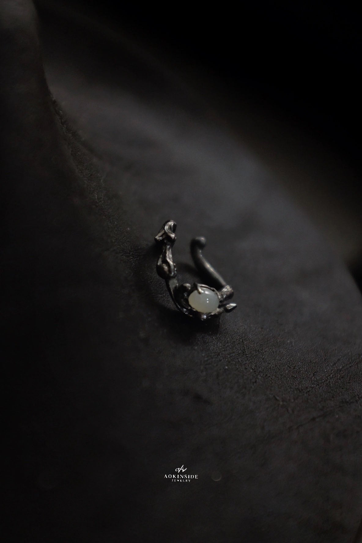 Hetian Jade Swirl Ring