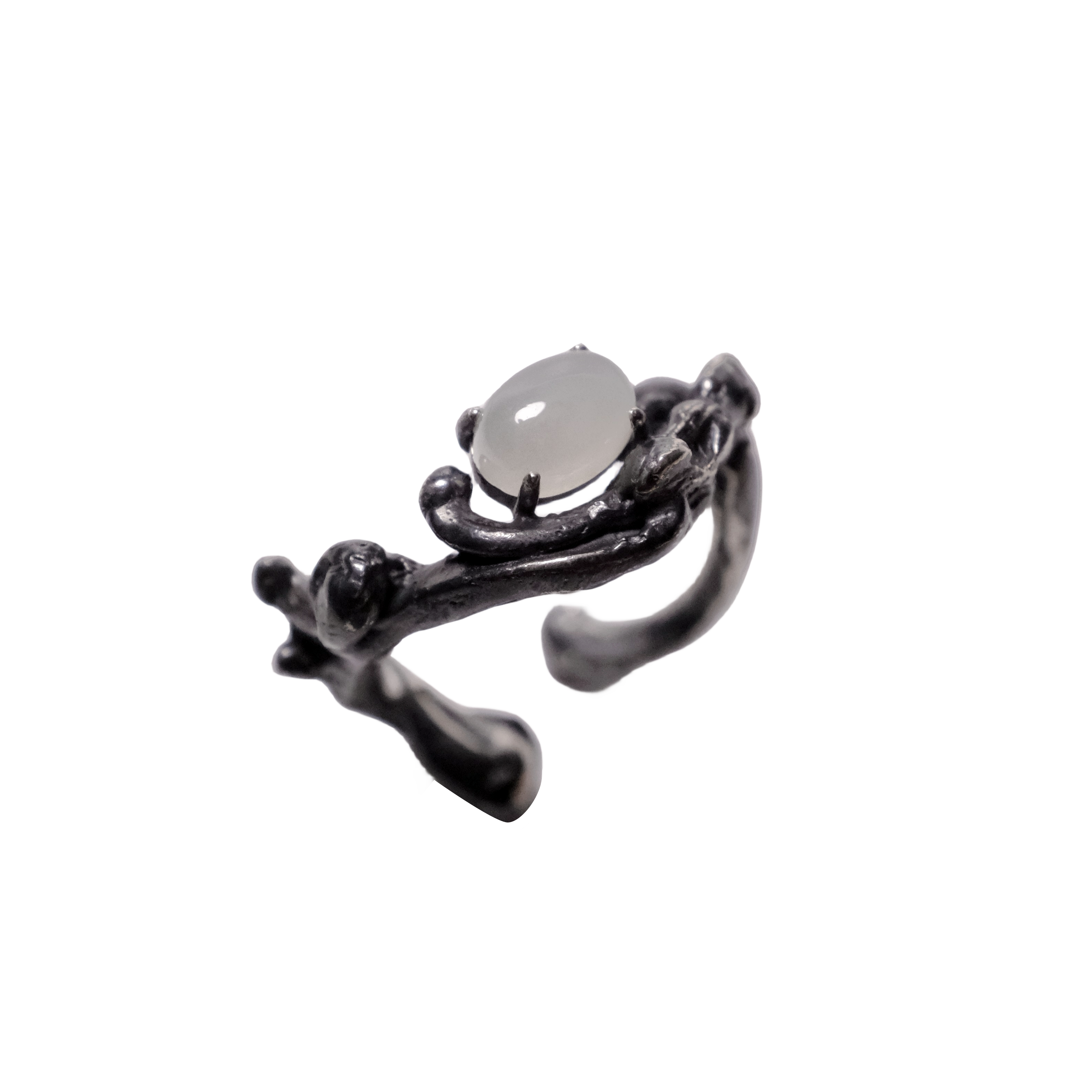Hetian Jade Swirl Ring