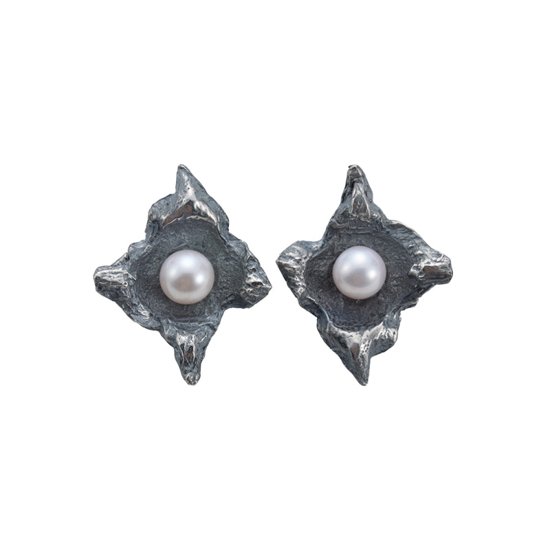 Persimmon Calyx Earrings