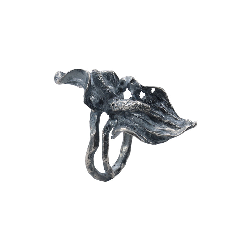 Candle Leaf Ring
