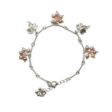 Grape Leaf Cluster Bracelet