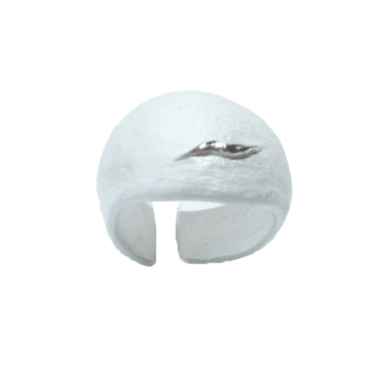 Water Leaf Hoop Ring