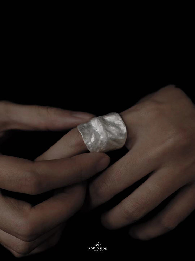 Twisted Leaf Ring