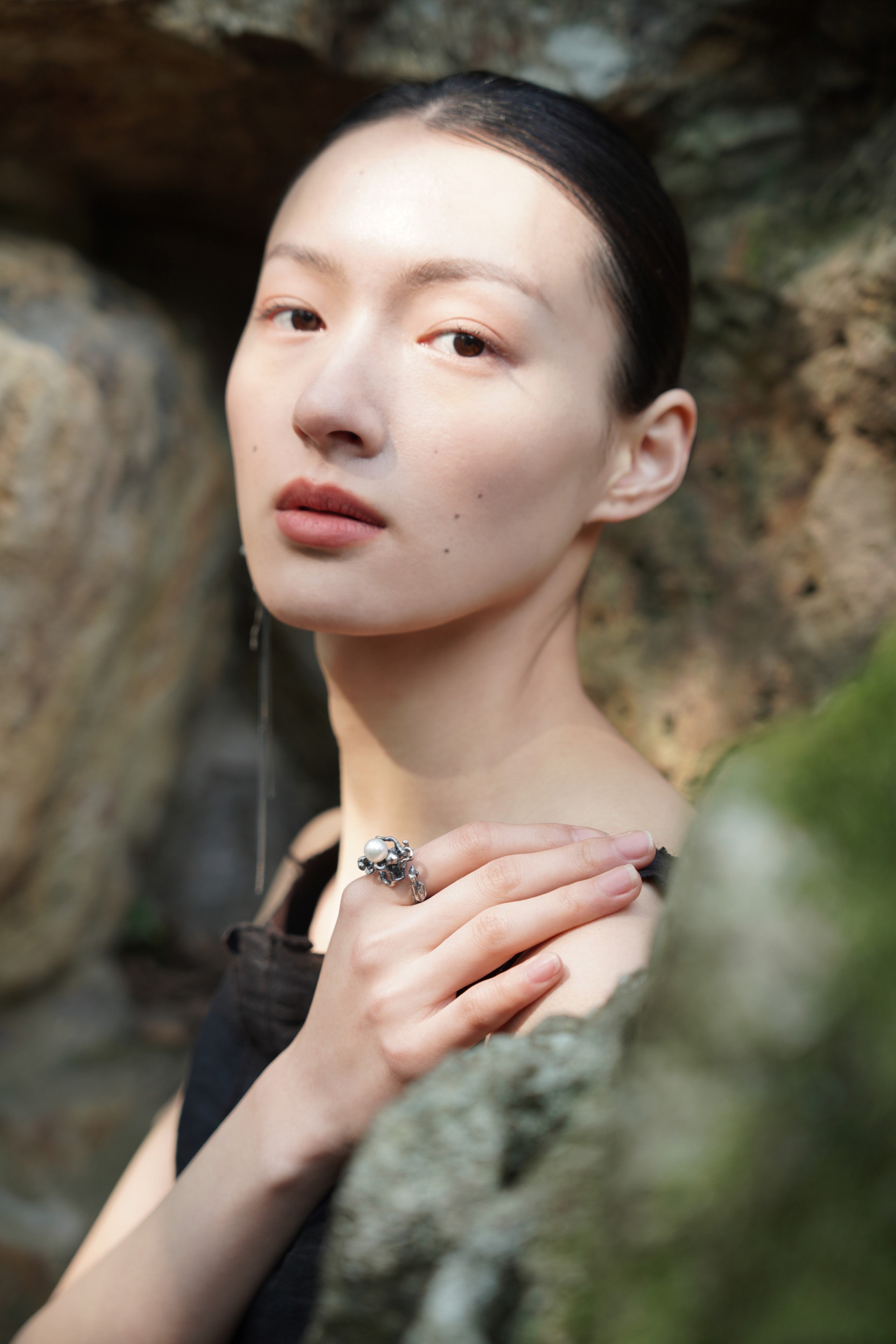 Stream Pearl Ring