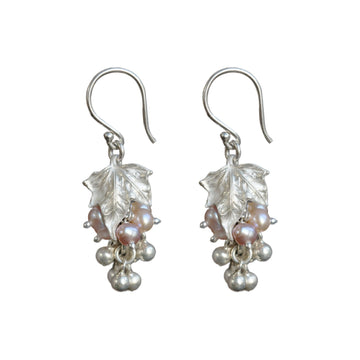 Grape Leaf Spirit Fruit Earrings