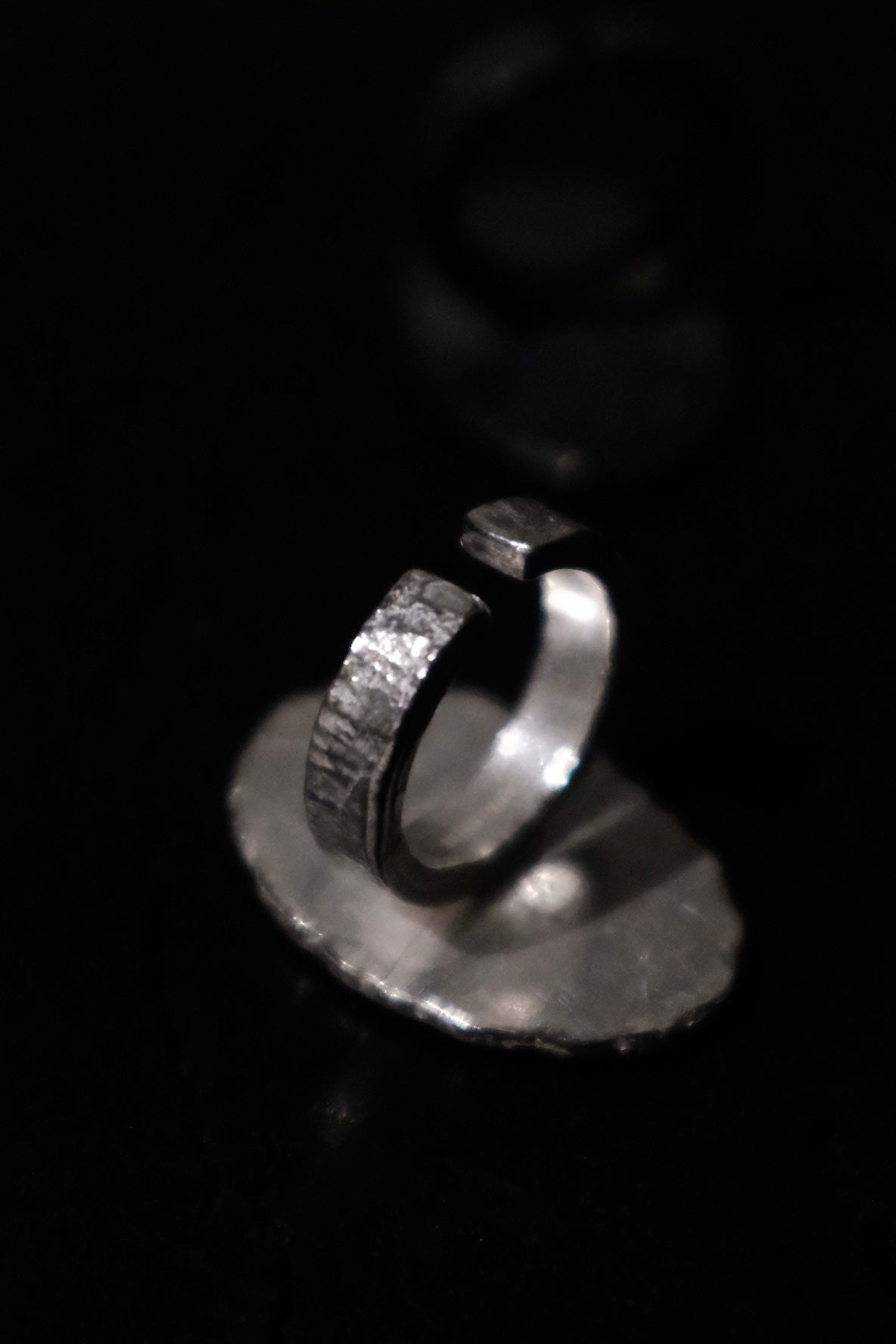 Iris Silver Coin Ring