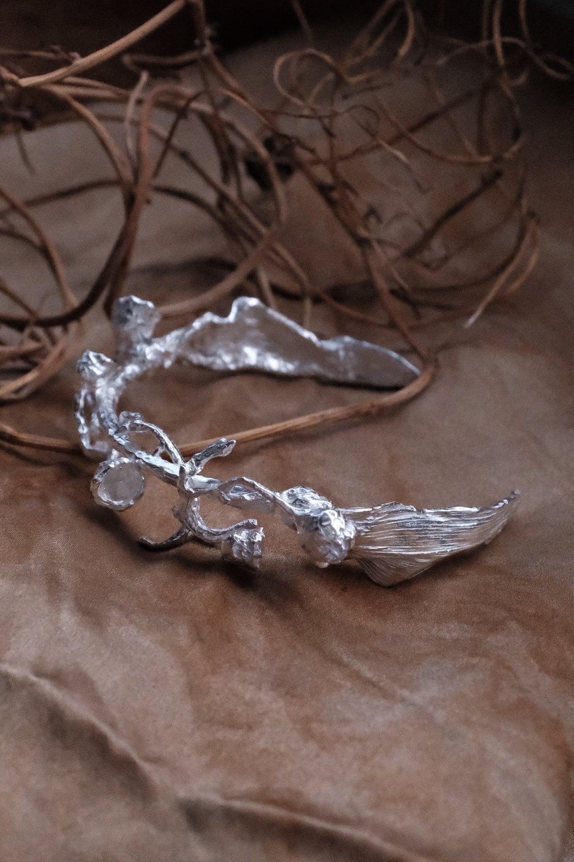 Shadow Bell Vine Bangle