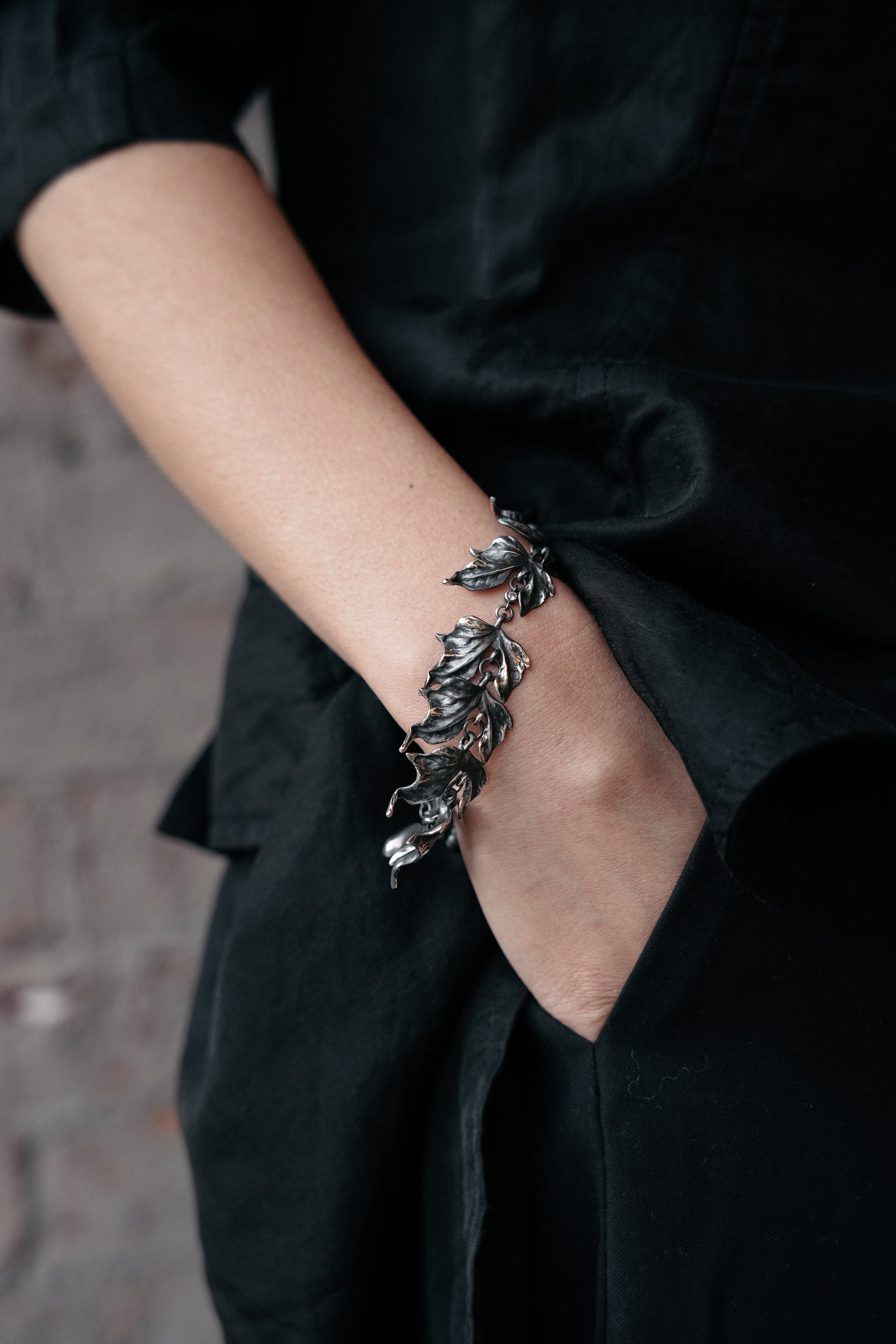 Evergreen Leaf Bracelet
