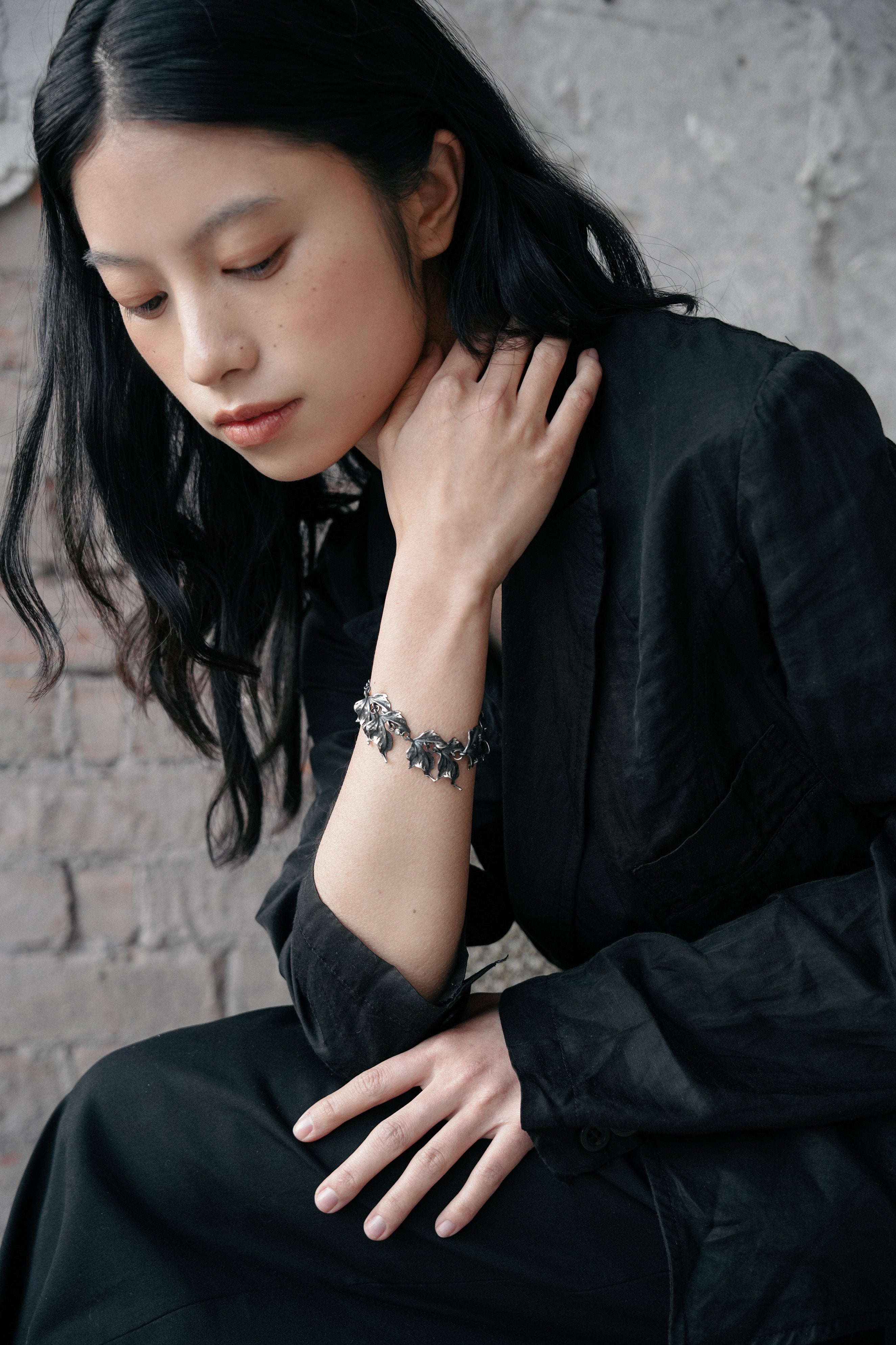 Evergreen Leaf Bracelet
