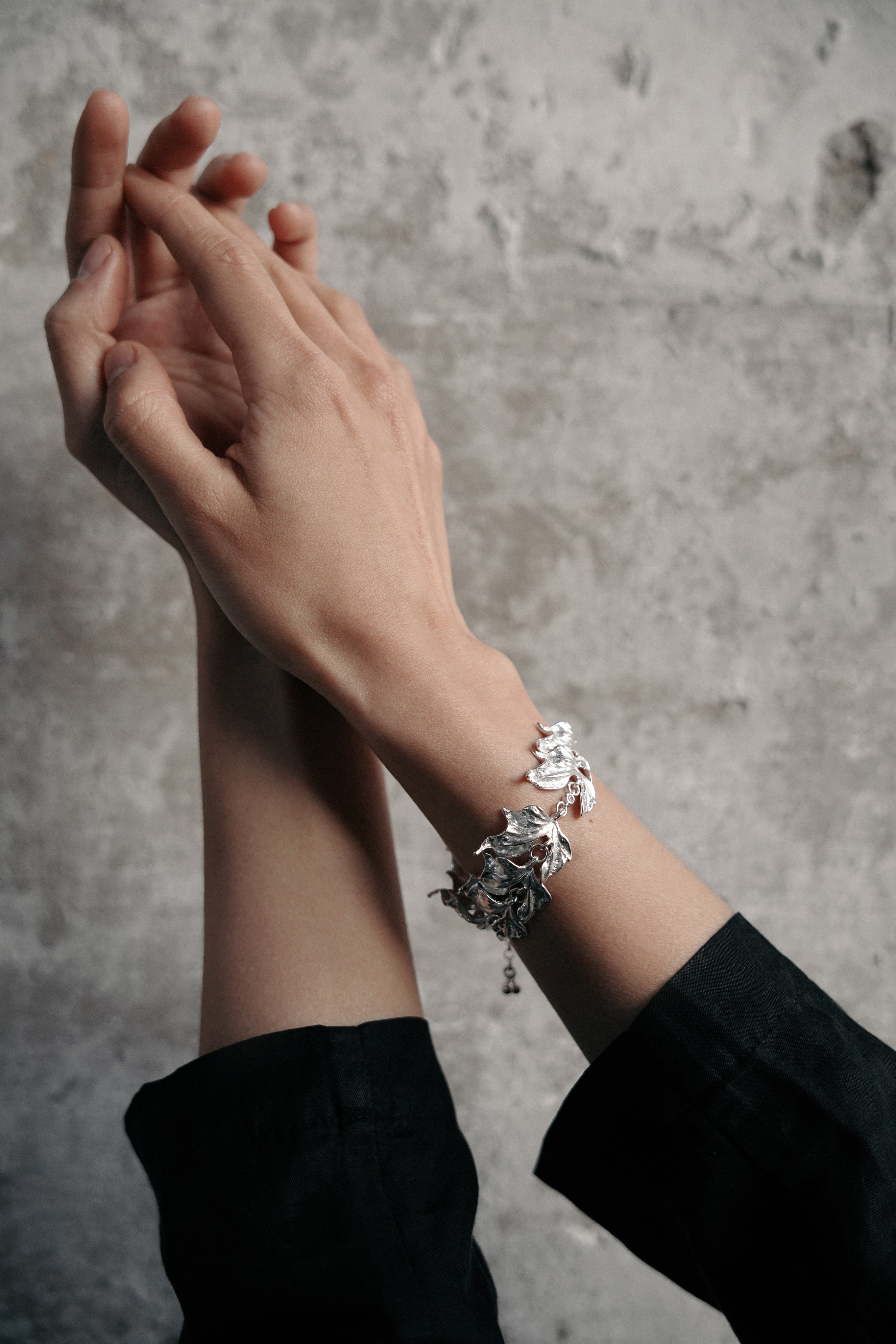 Evergreen Leaf Bracelet