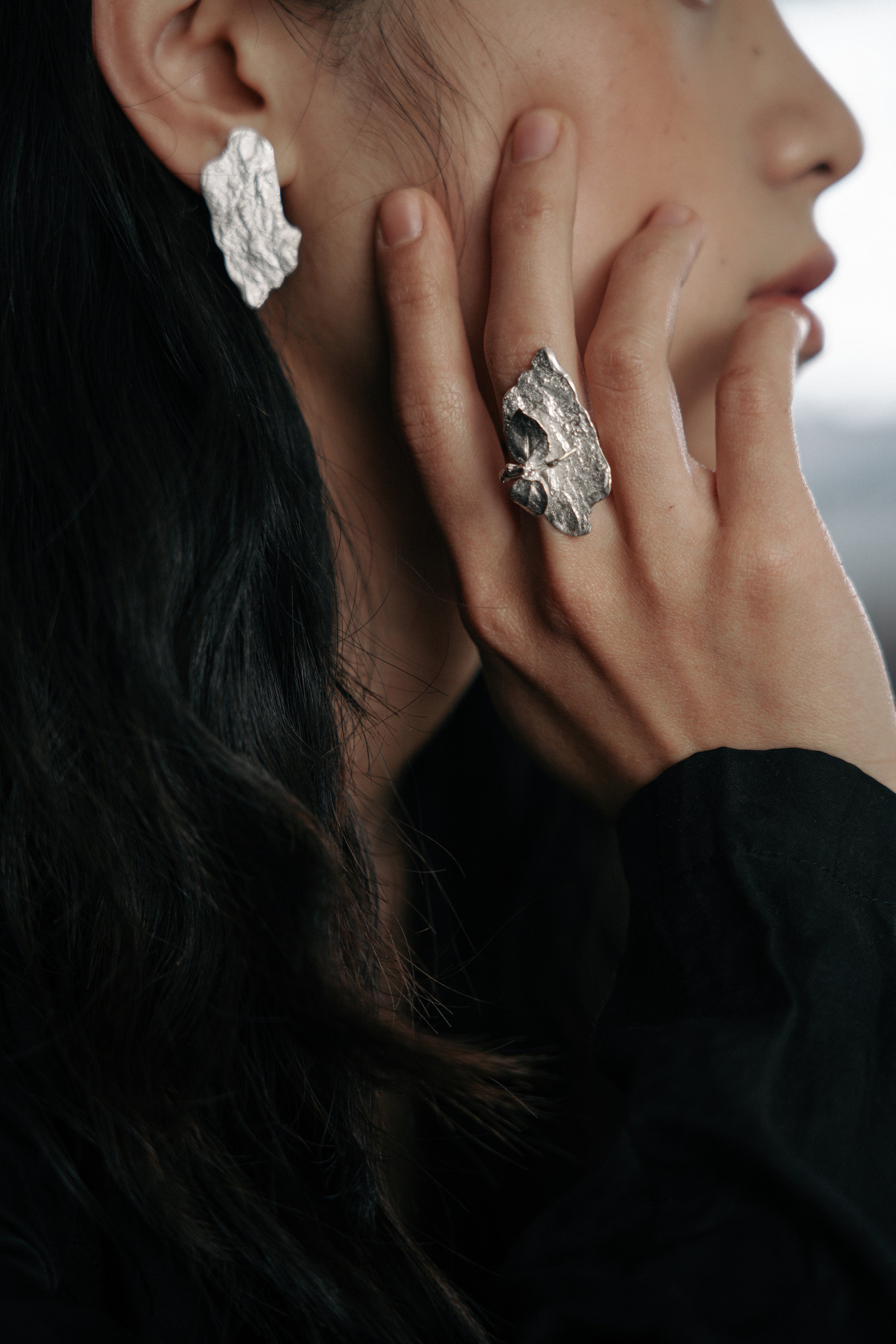 Rock Leaf Ring