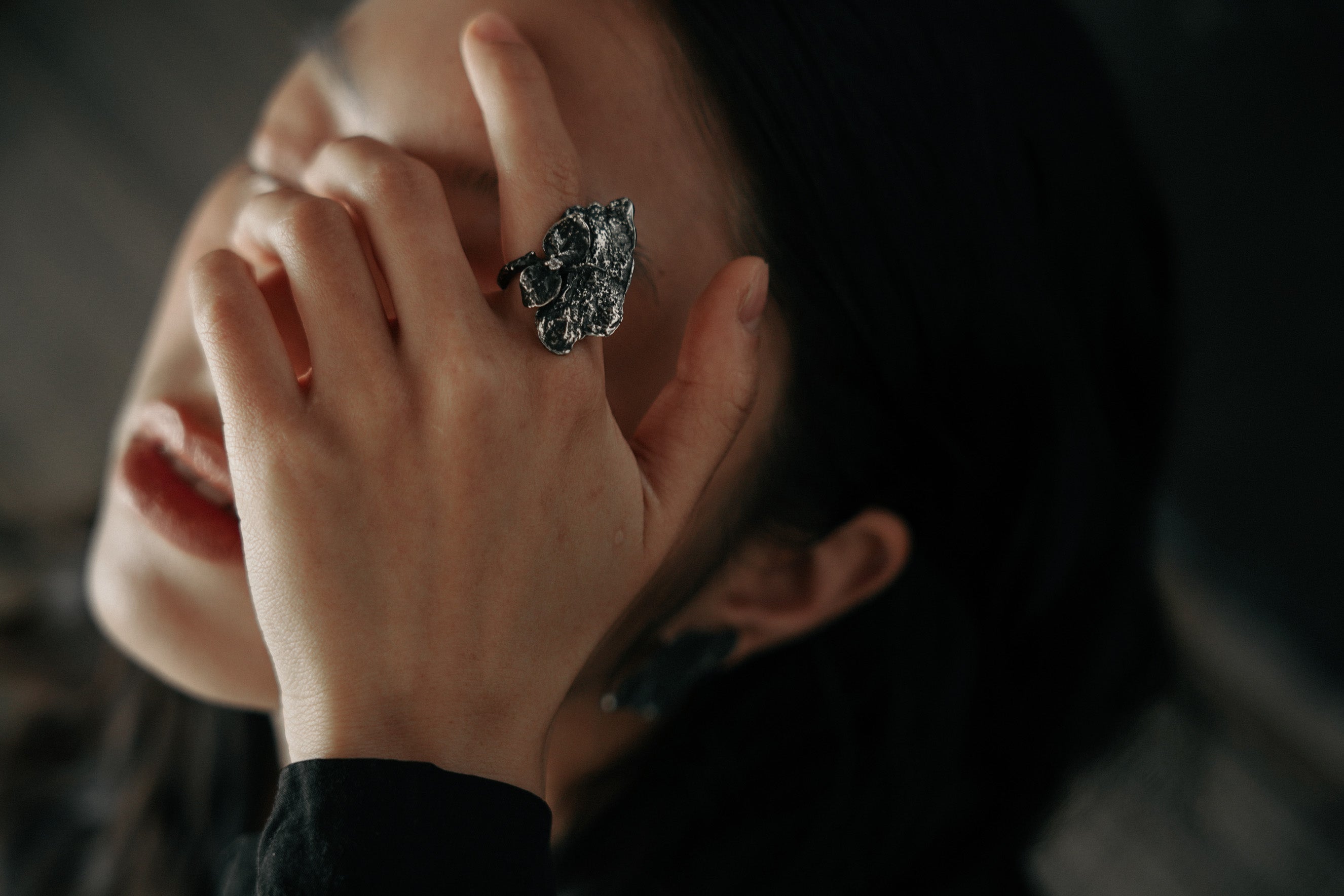 Rock Leaf Ring