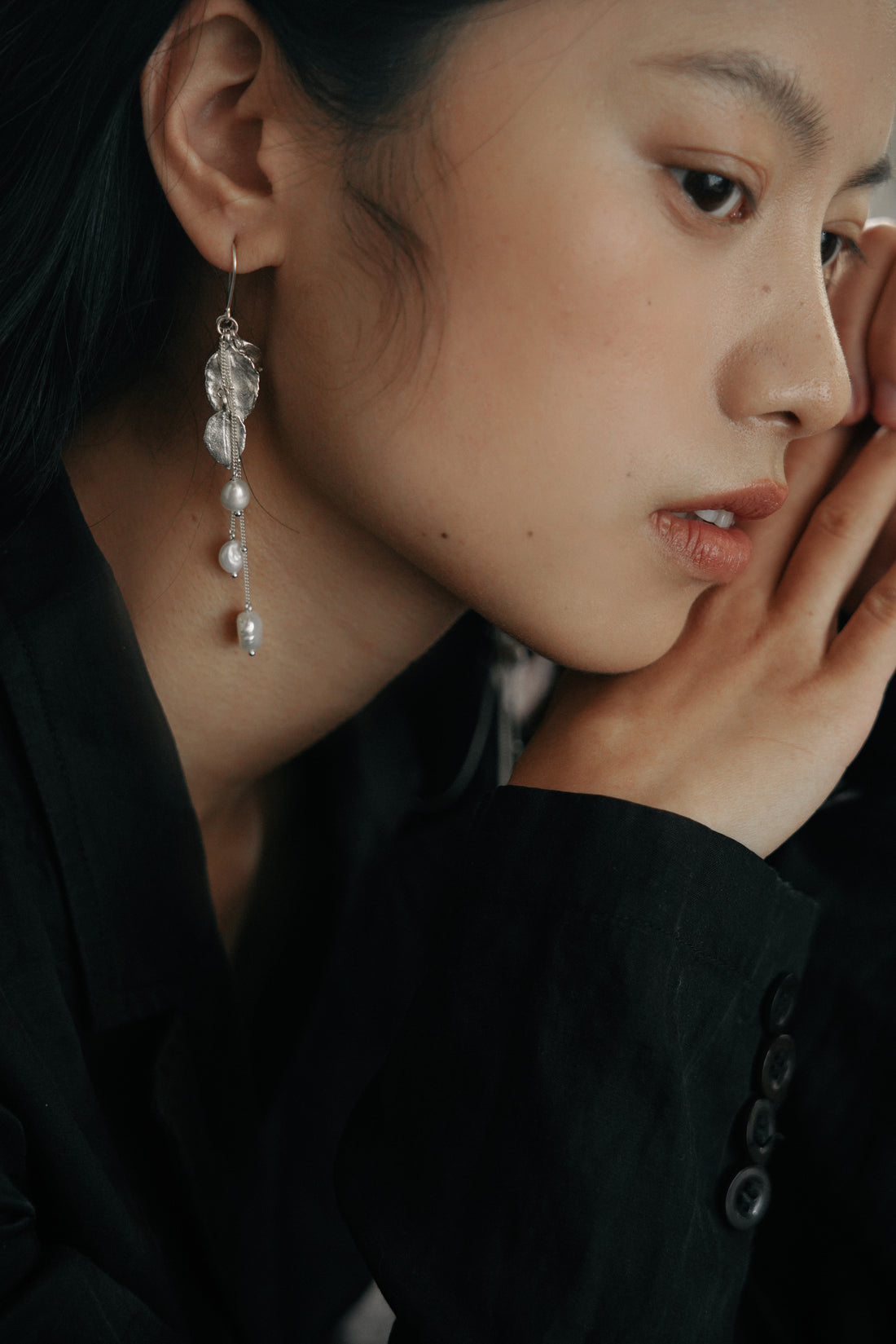 Leaf Stream Glow Earrings