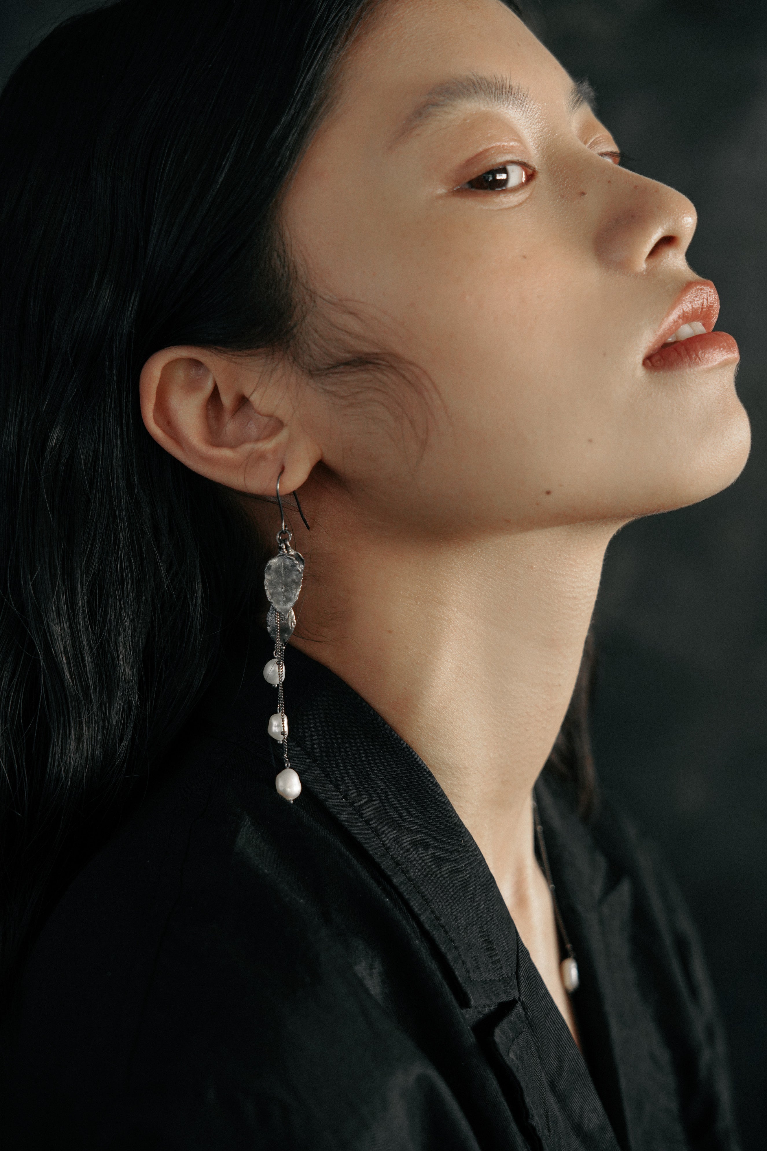 Leaf Stream Glow Earrings
