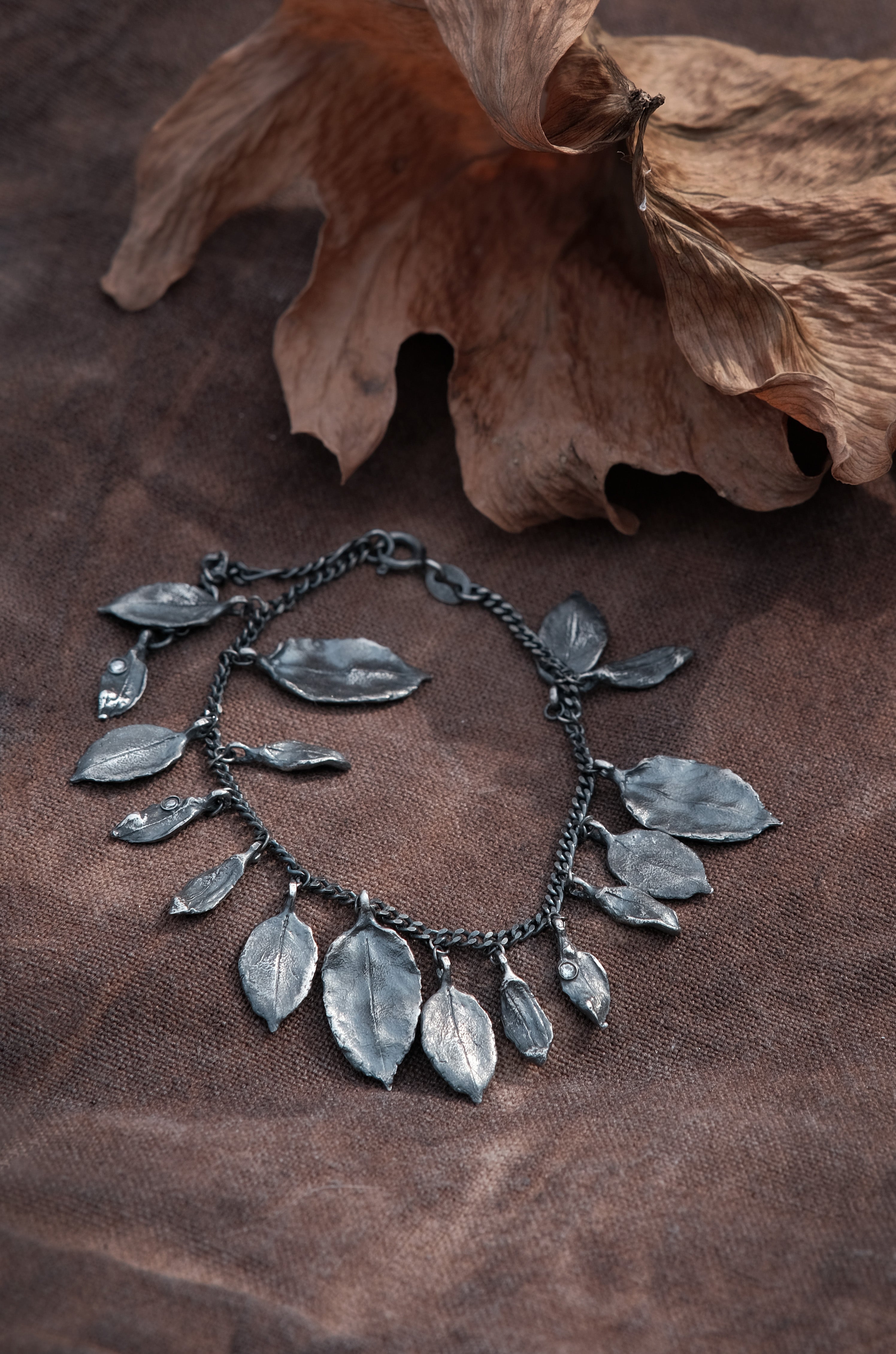 Rock Leaf Bracelet