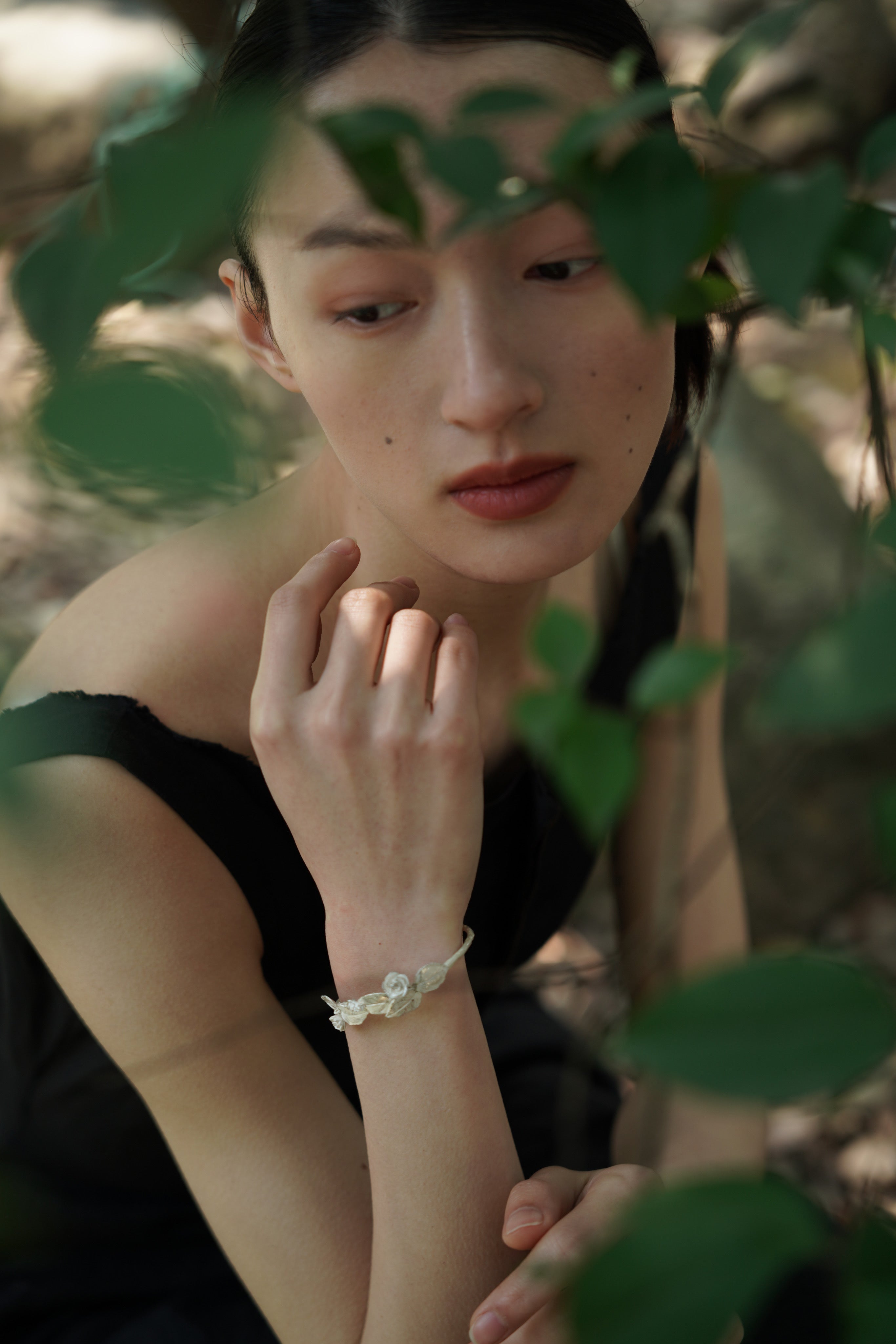 Rose Leaf Court Bangle