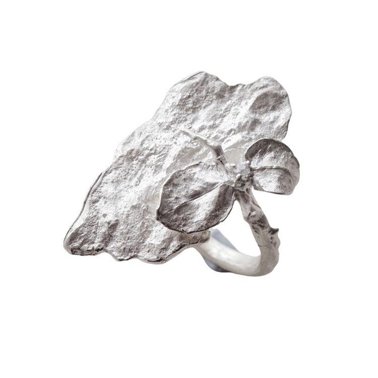 Rock Leaf Ring