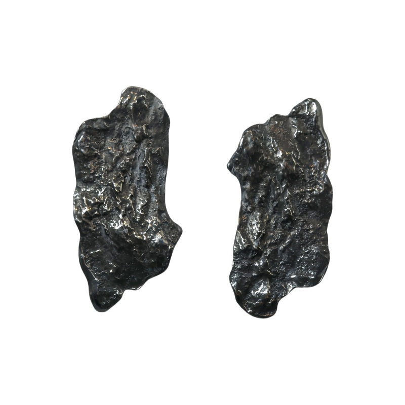 Rock Slice Earrings