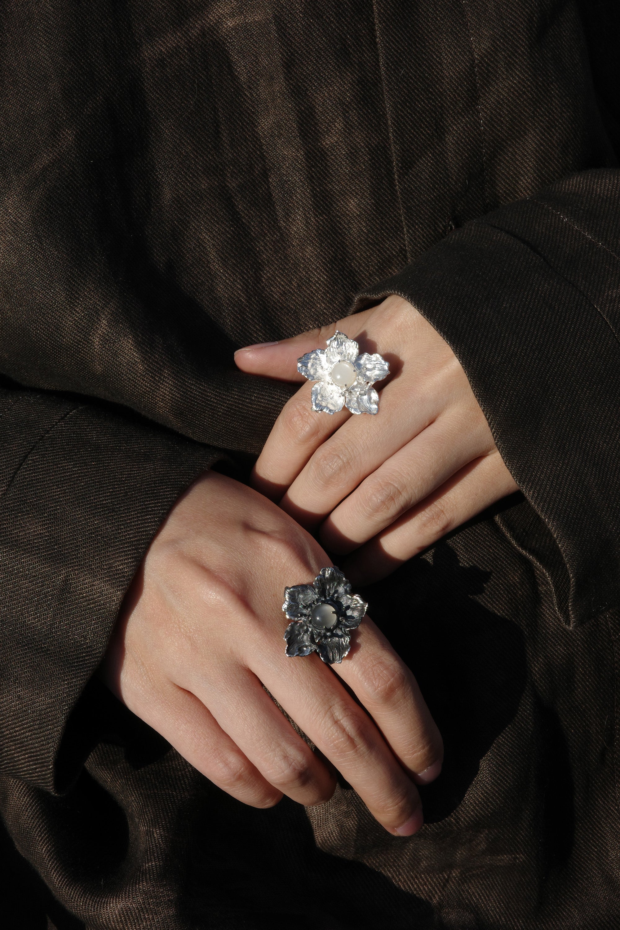 Moonlit Bloom Ring