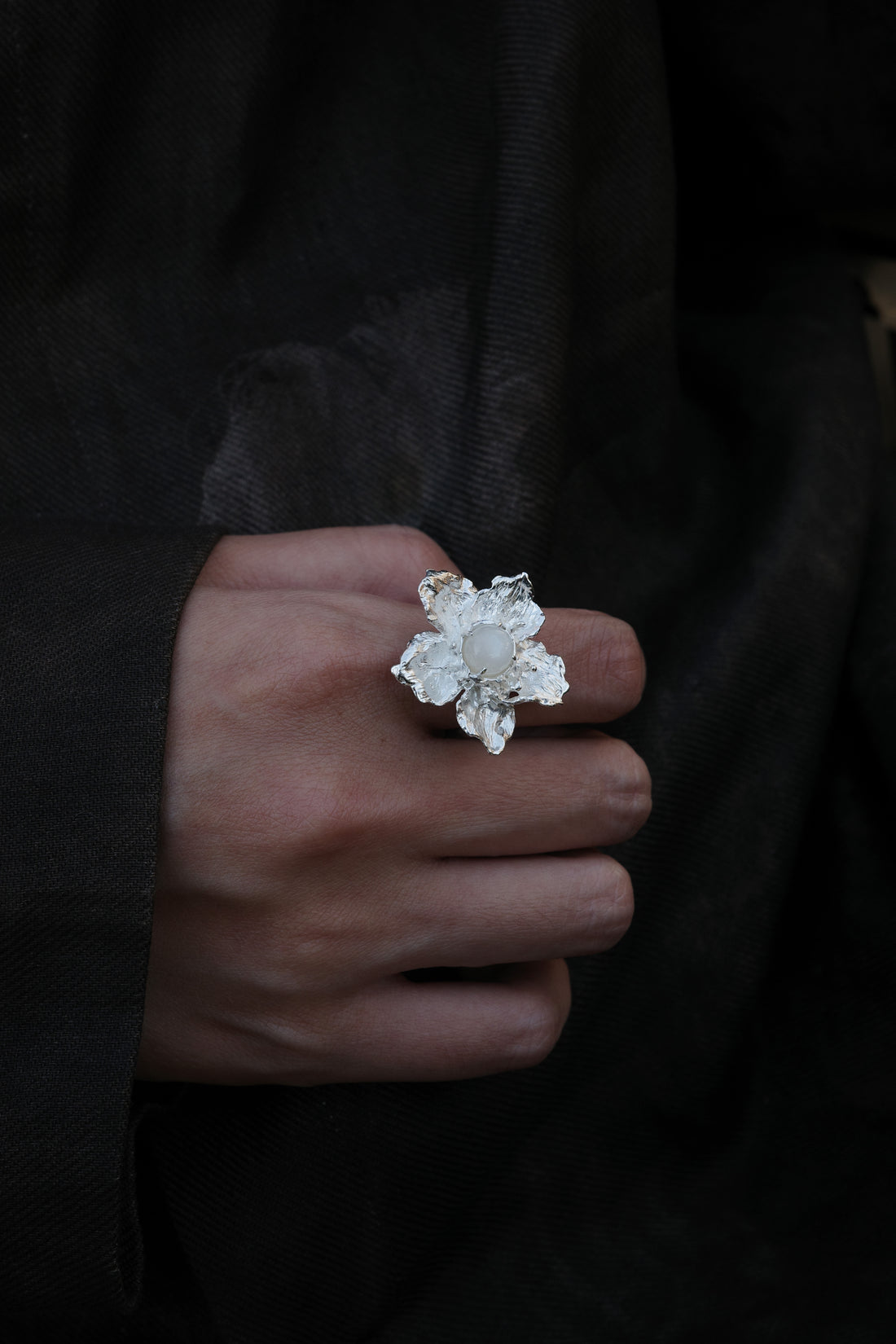 Moonlit Bloom Ring